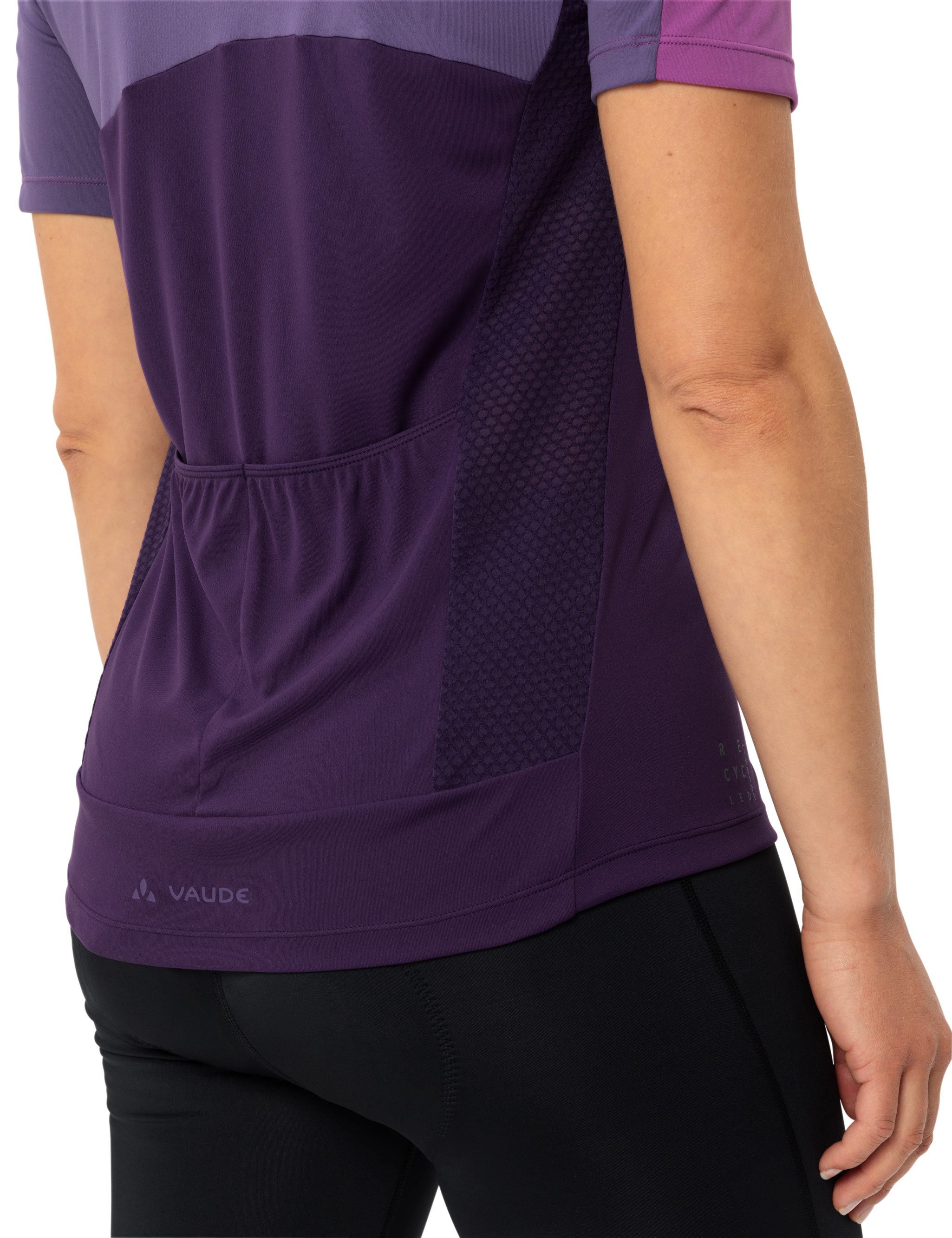 VAUDE Fietsshirt Women's Matera FZ Tricot Fiets shirt colorblocking (1-delig)