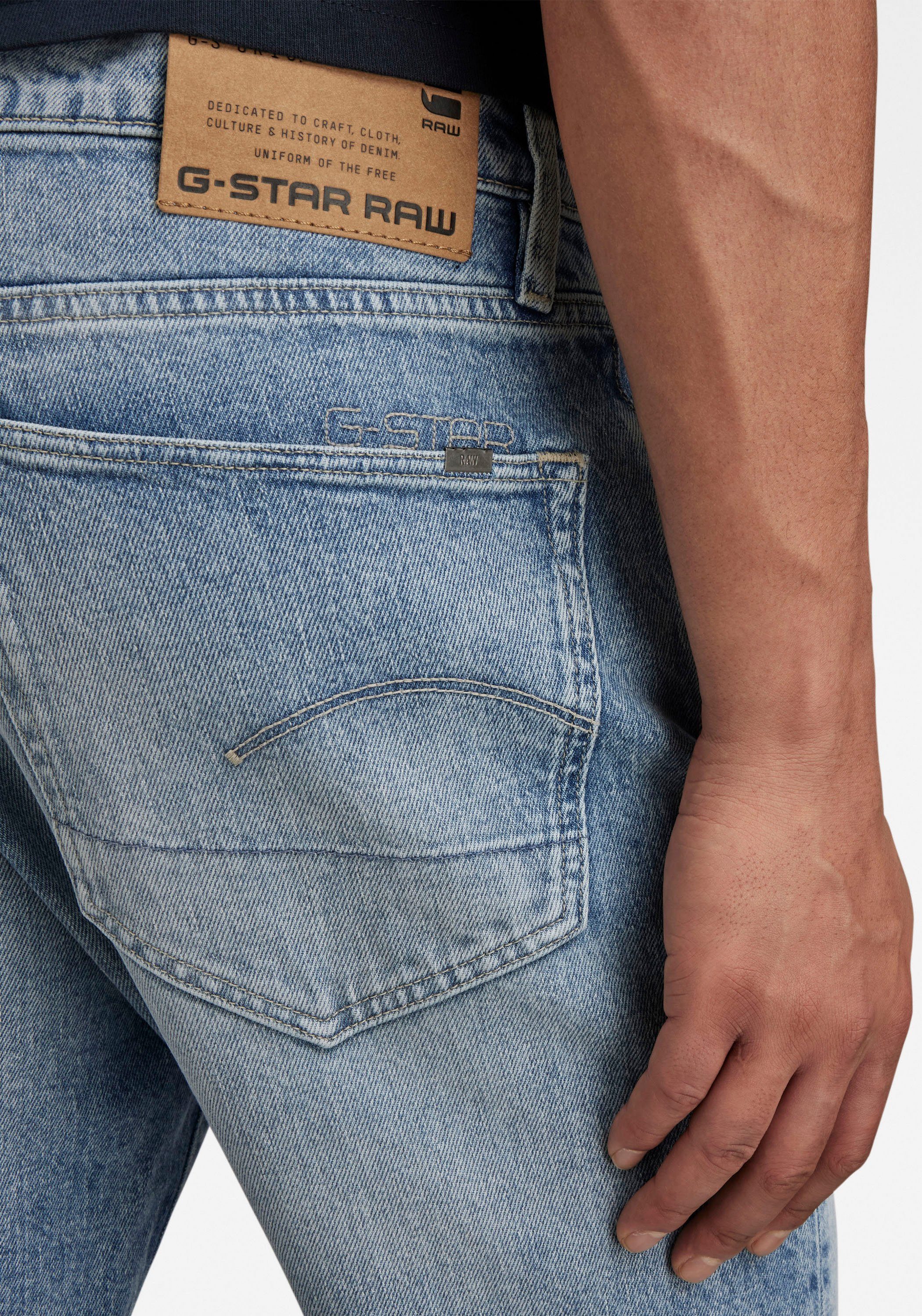 G-Star RAW Slim fit jeans 3301 Slim met mooie wassing en elastaan