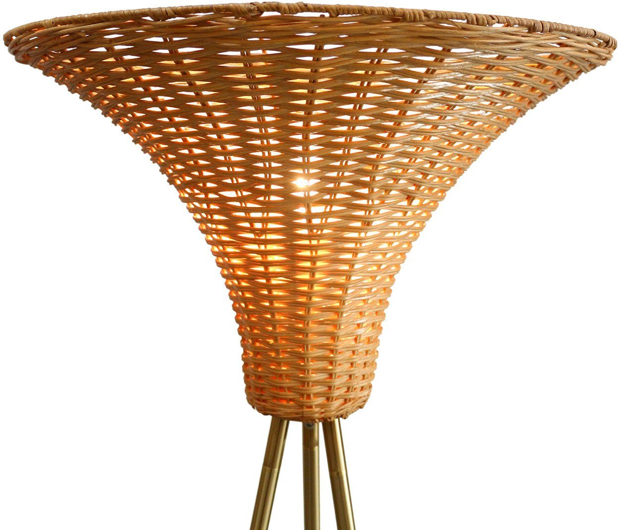 SalesFever Staande lamp Aleah Onderkleur koperkleur (1 stuk)