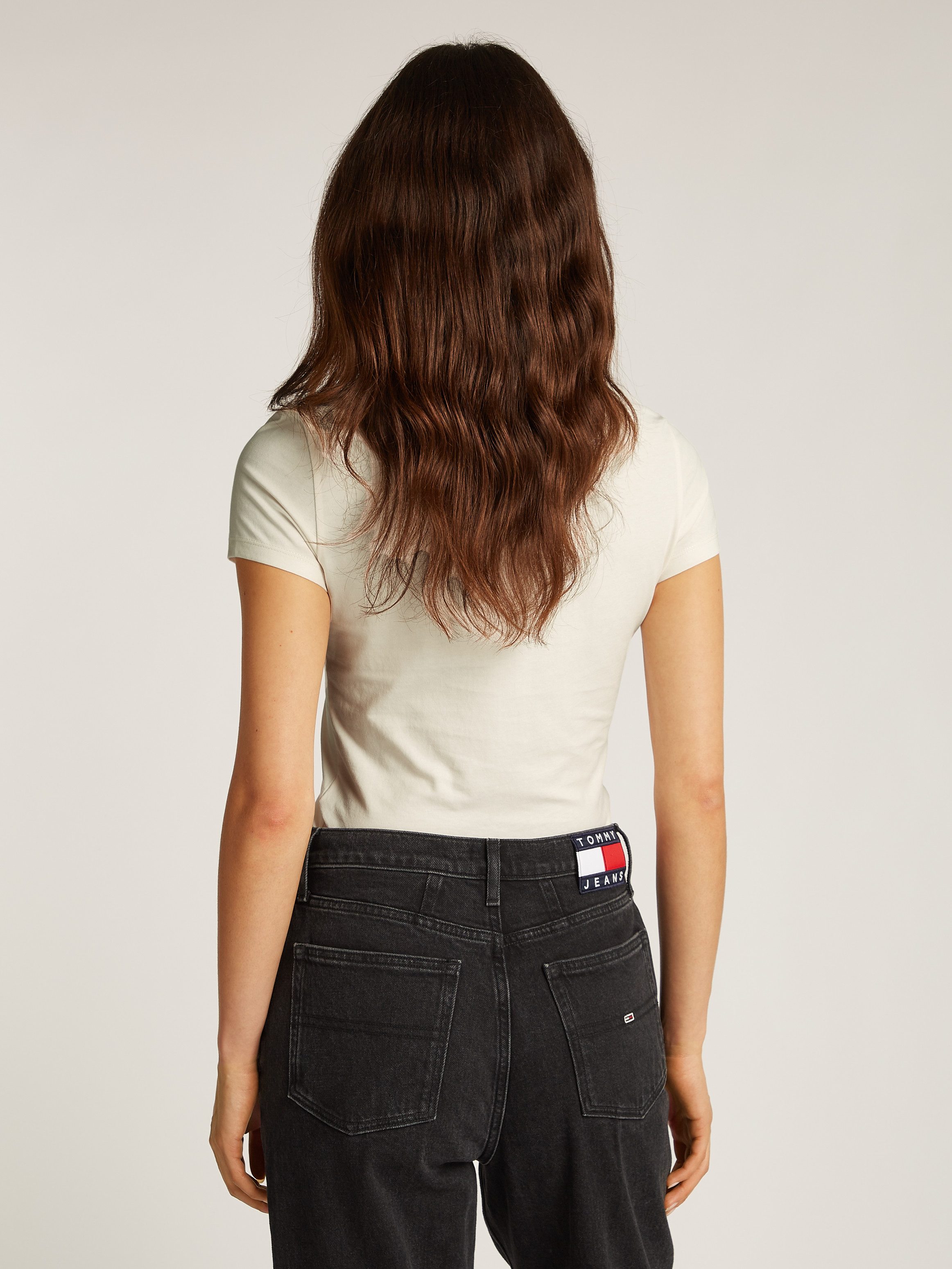 TOMMY JEANS T-shirt TJW SLIM LINEAR TEE EXT