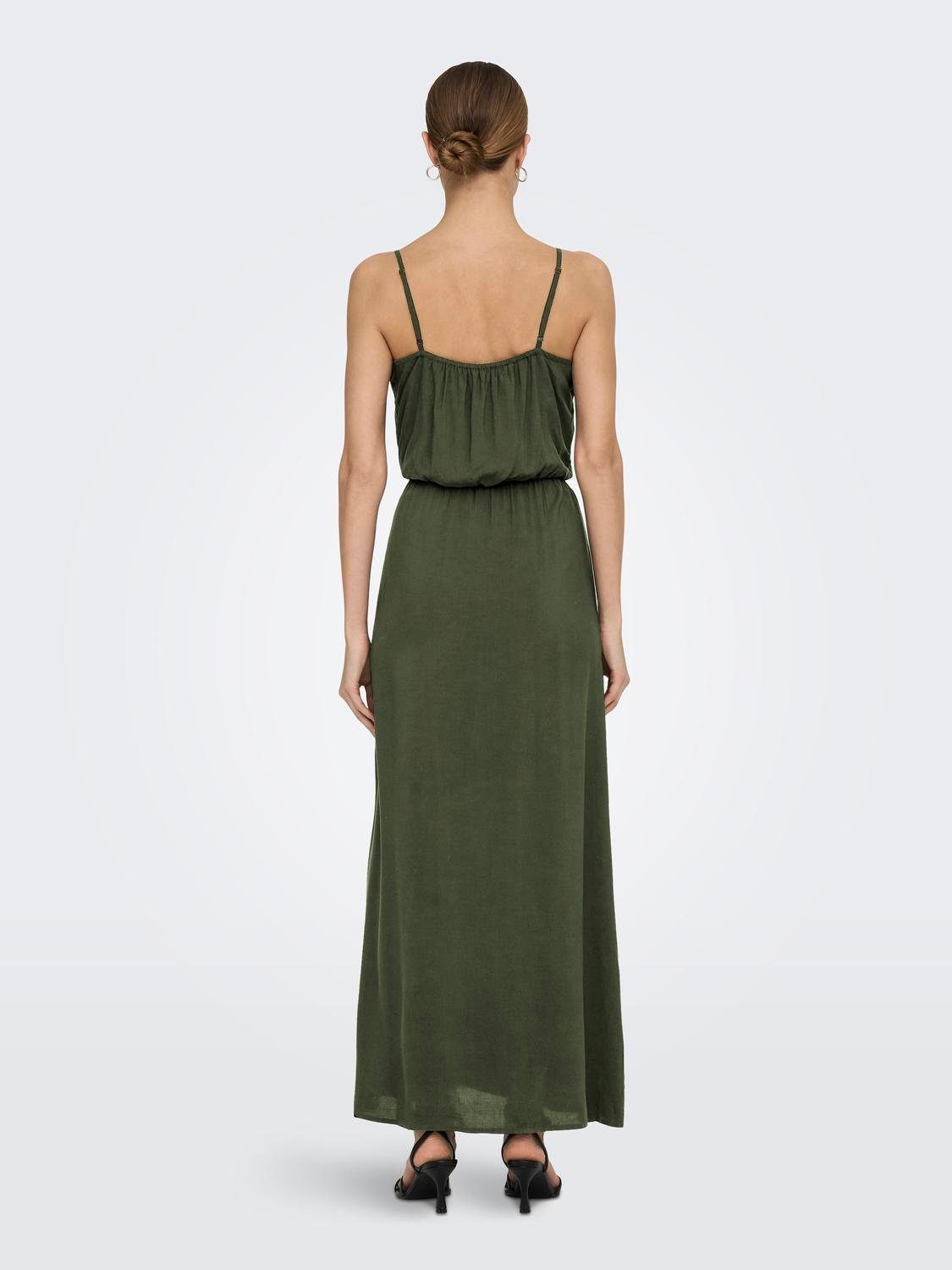 Only Maxi-jurk ONLNOVA LIFE VIS STRAP MAXI DRESS SOLID