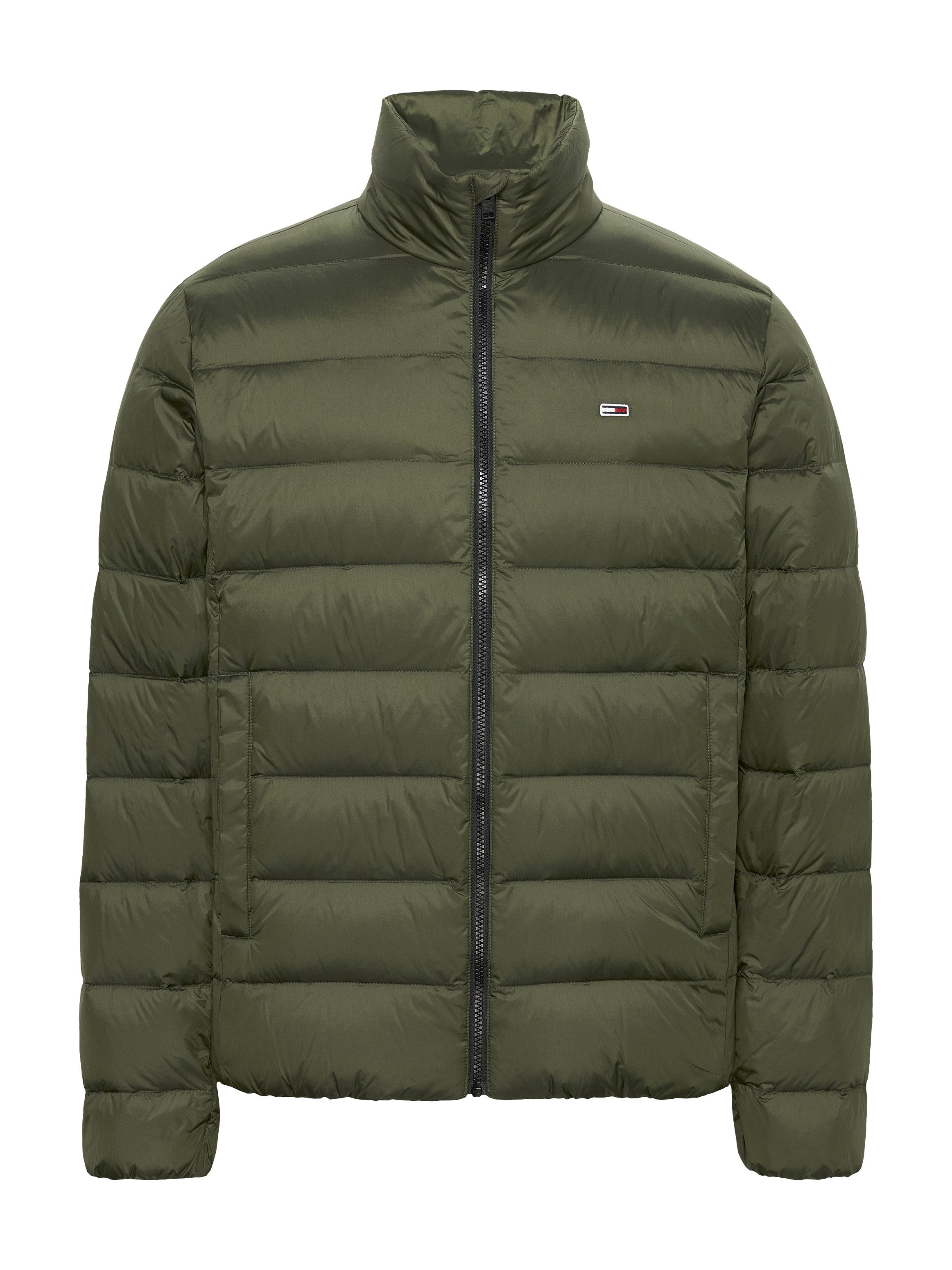 Tommy Jeans Plus Gewatteerde jas TJM LT DOWN JACKET EXT in grote maten, logoborduring, ritszakken