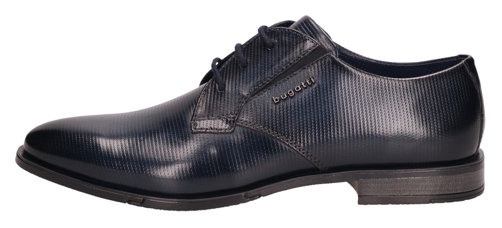 Bugatti Veterschoenen , blokhak, business schoen, avondschoen, feestelijke schoen met print