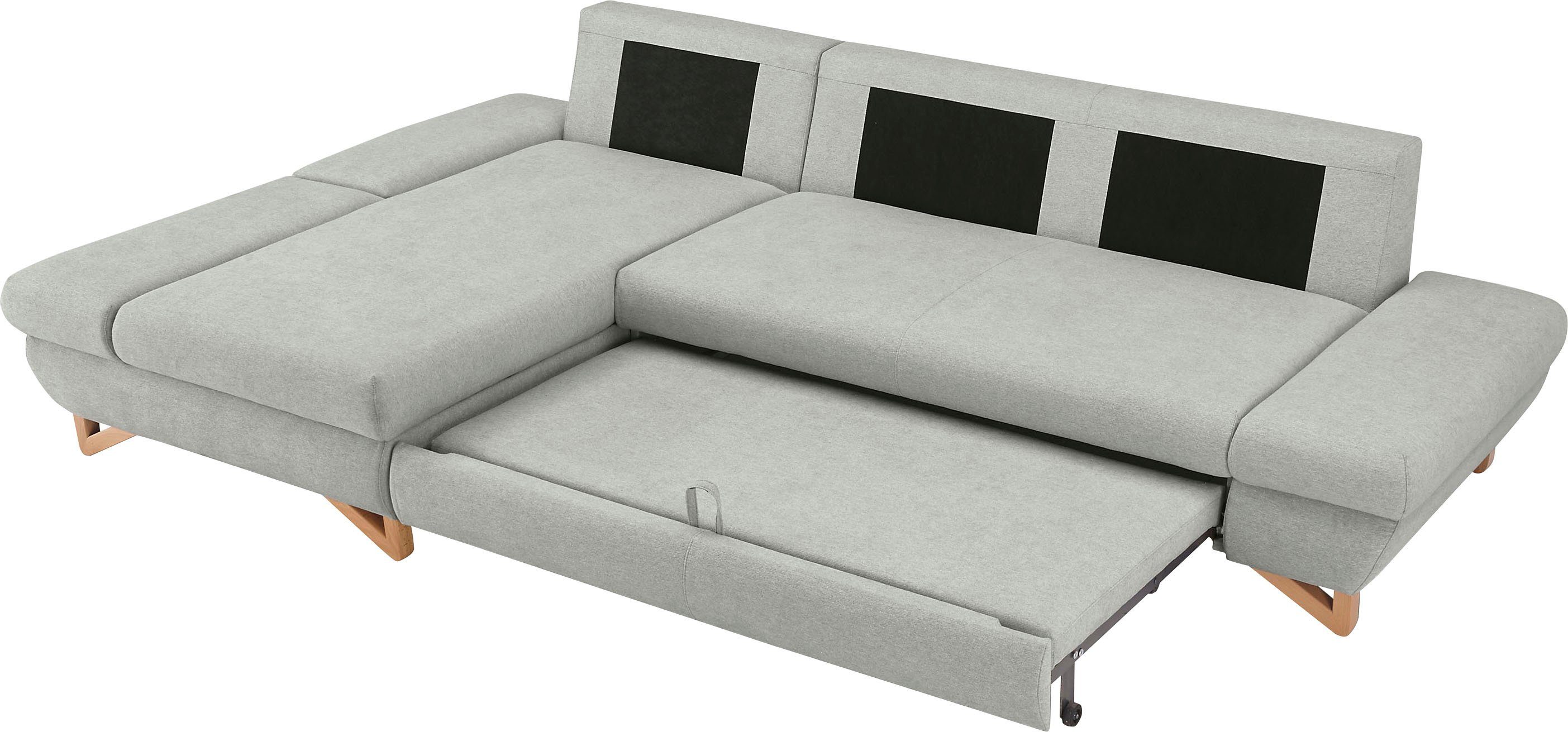 INOSIGN Slaapbank City/Giron comfortabele slaapbank (ligoppervlak 245 x 138 cm) en bedlade