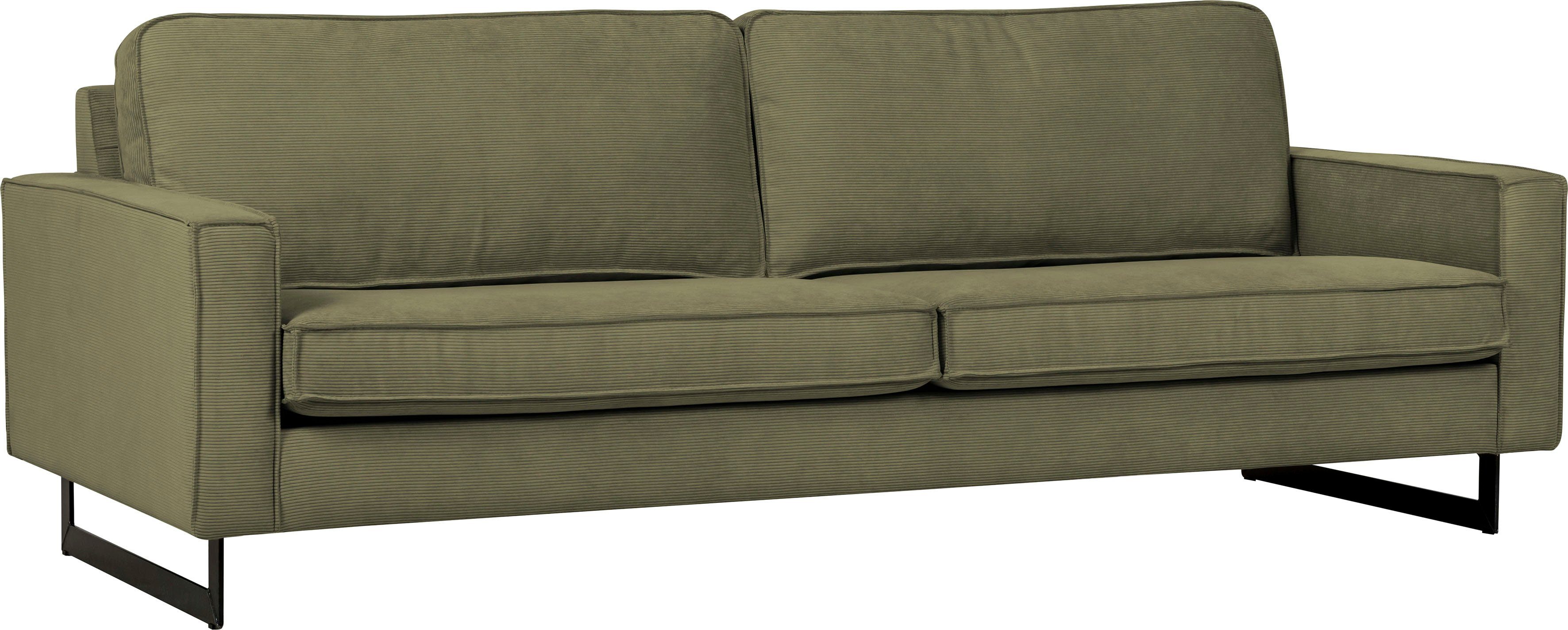 Places of Style 3-zitsbank Maxi-uitvoering Pinto, 236 cm, cord, chenille, leerlook
