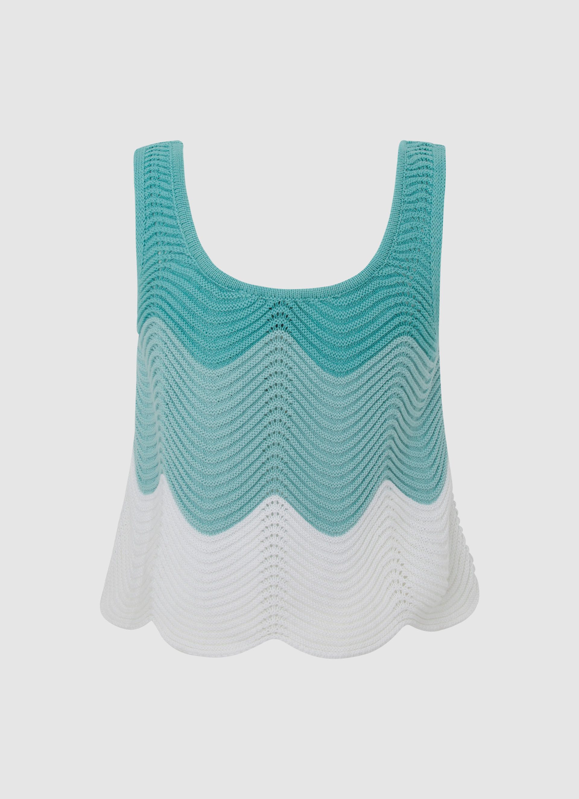 Pepe Jeans Gebreide top GALEA met schulpzoom