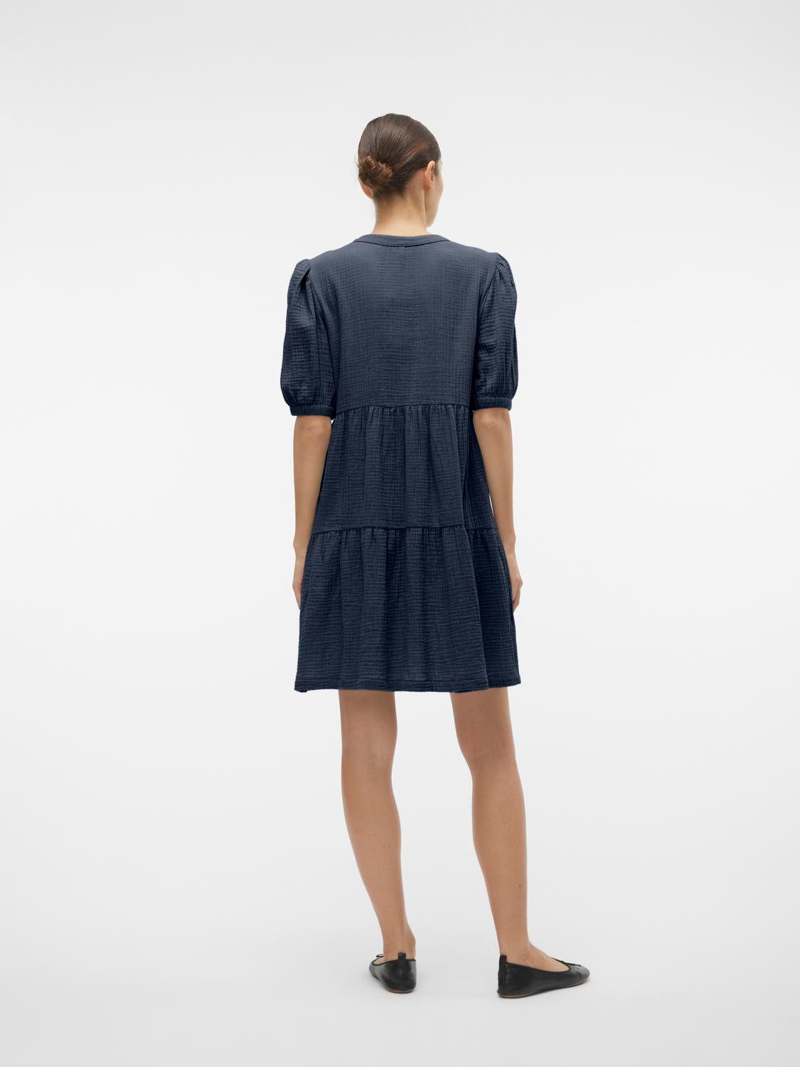 Vero Moda Mini-jurk VMNATALI 2/4 LACE SHORT DRESS WVN GA SPE