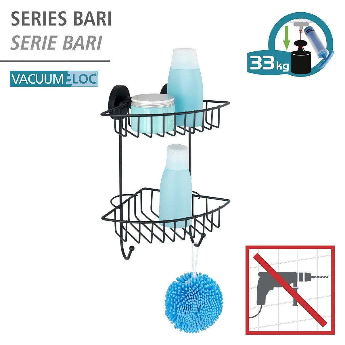 WENKO Badkamerrekje Bari 2 verdiepingen