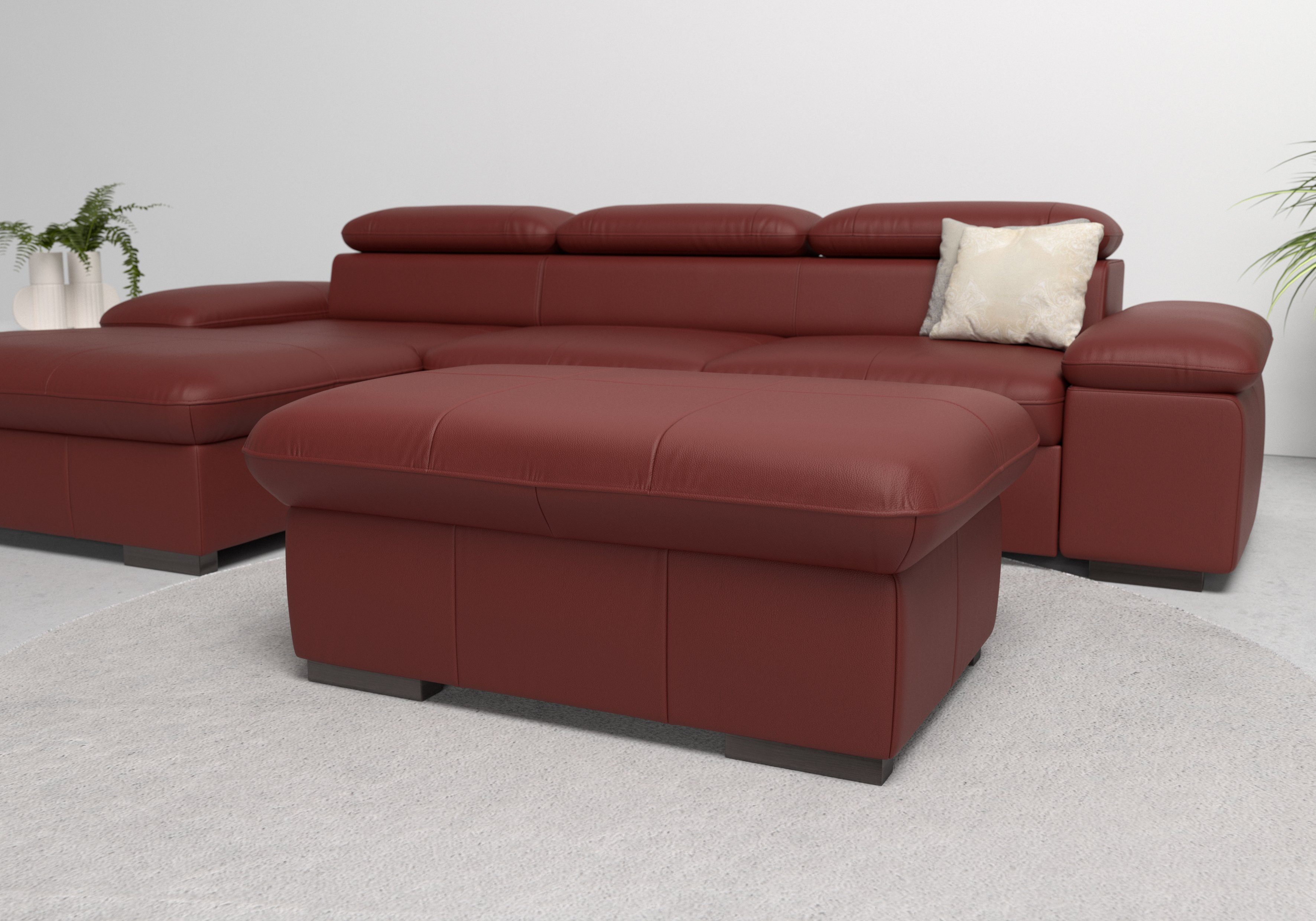 Home affaire Hocker met bergruimte Alberto groot, met opbergruimte hockers rood