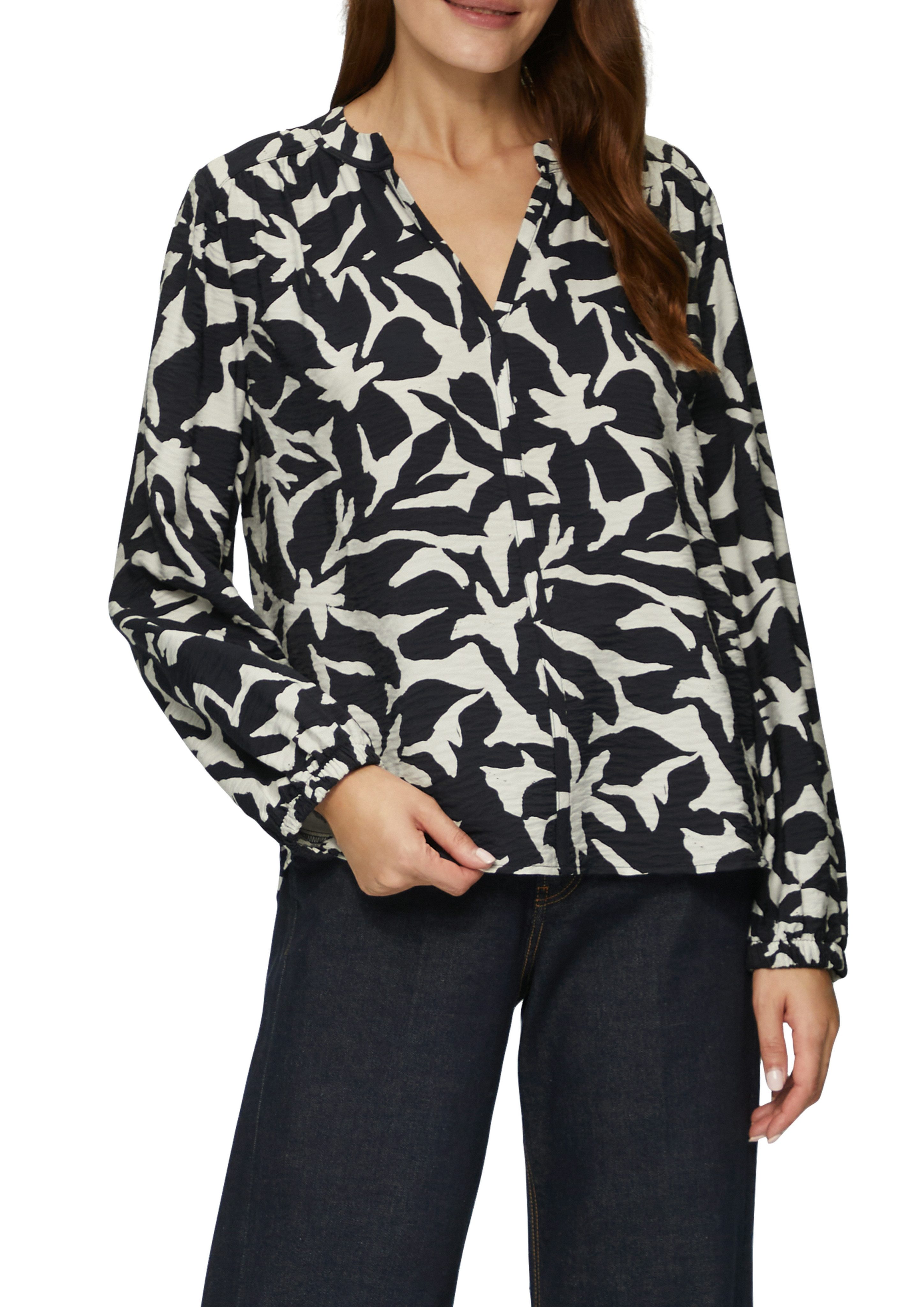 S.Oliver Blouse met lange mouwen met print all-over