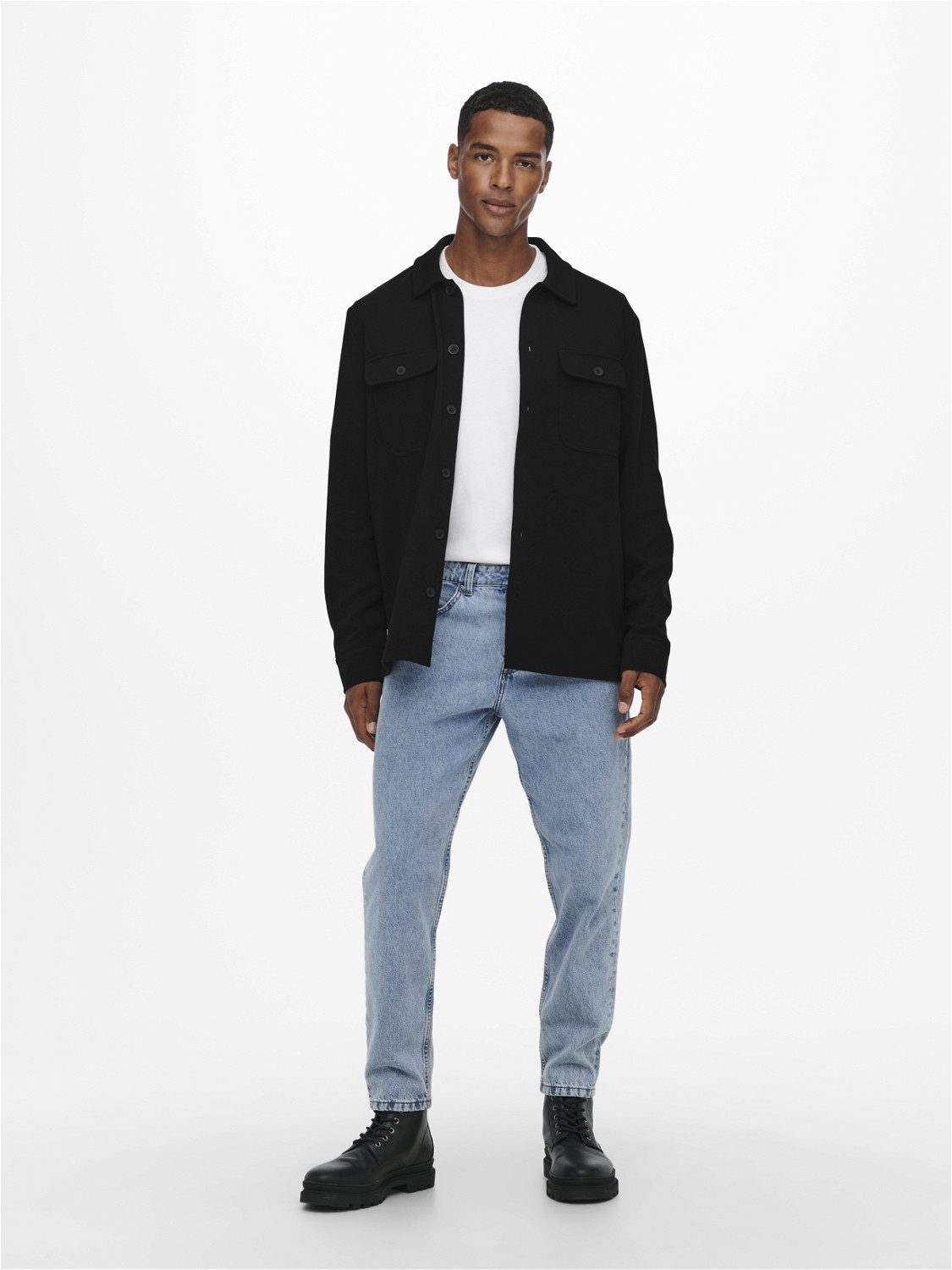 ONLY & SONS Overhemd met lange mouwen ONSNEWKODYL OVERSHIRT SWEAT NOOS