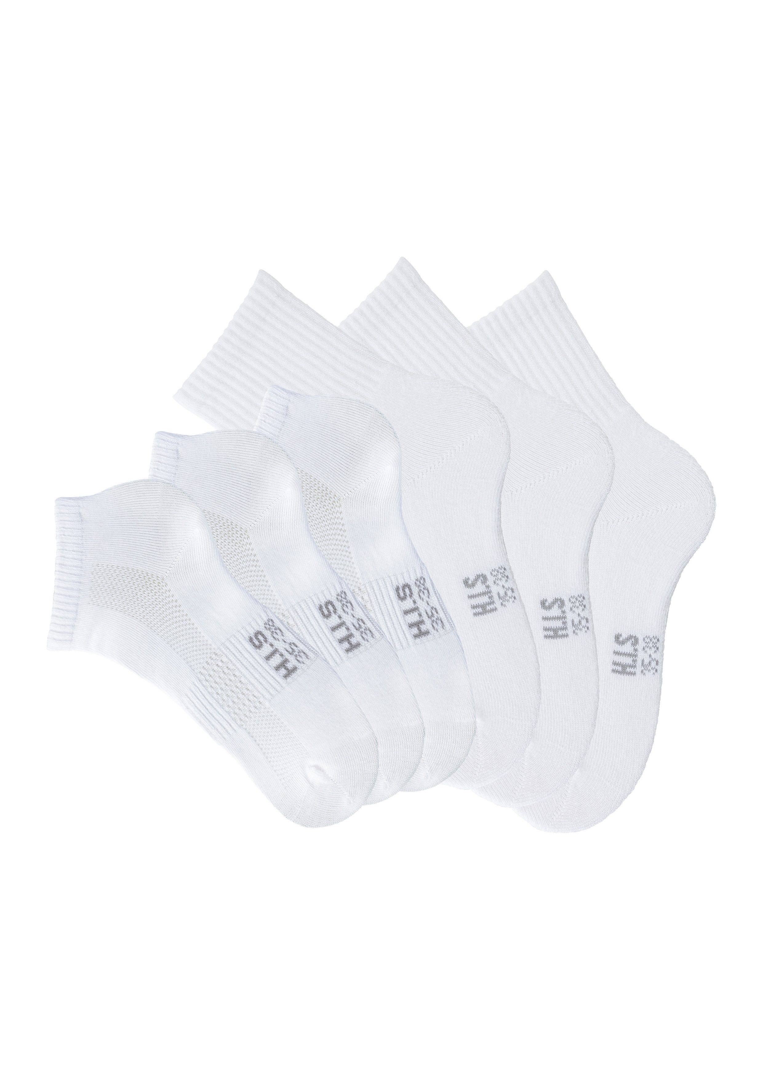 H.I.S Sportsokken Fitness pack met twee lengtes in één verpakking (set, 6 paar)