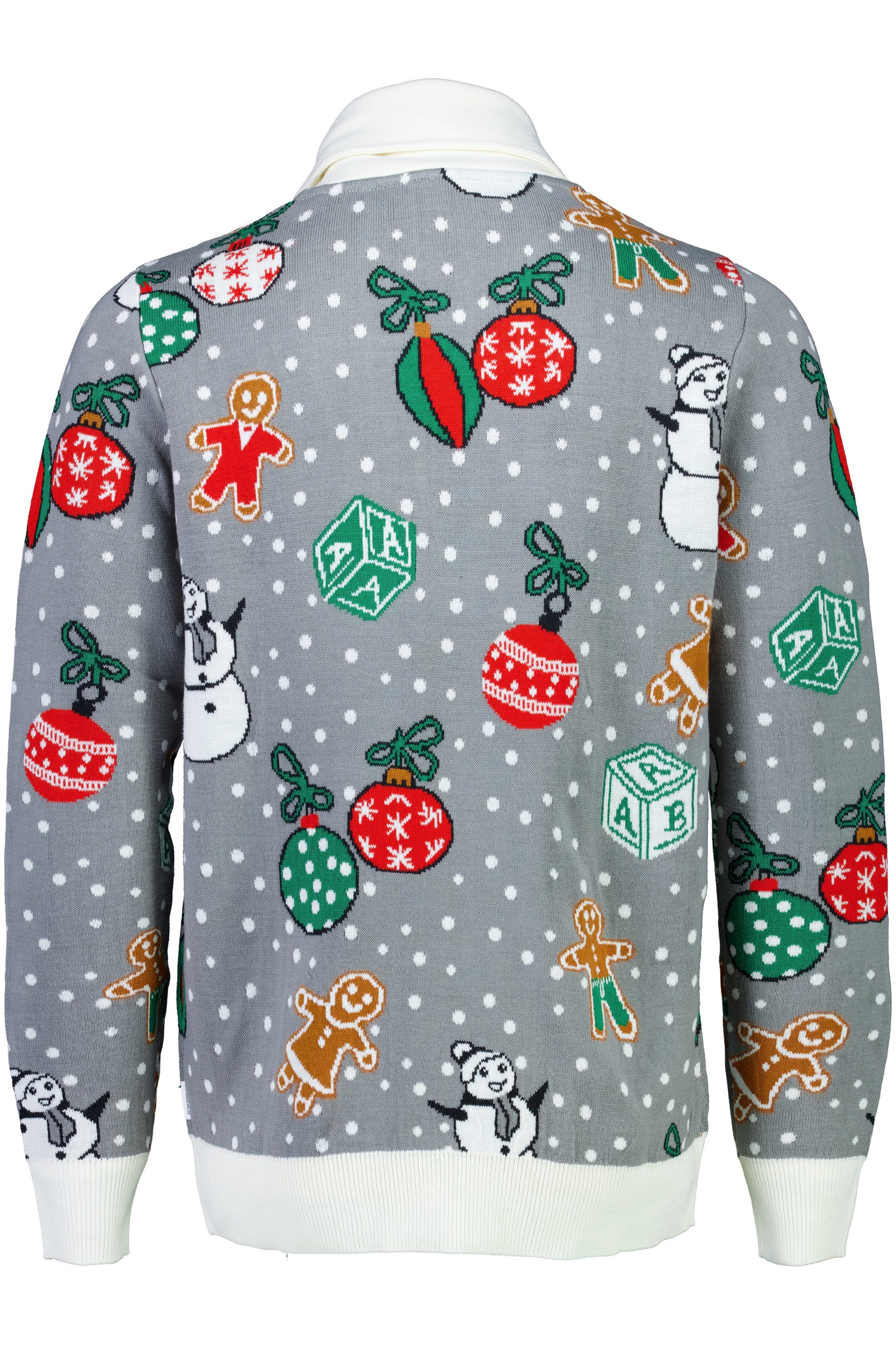 LINDBERGH Kersttrui met intarsia-motief