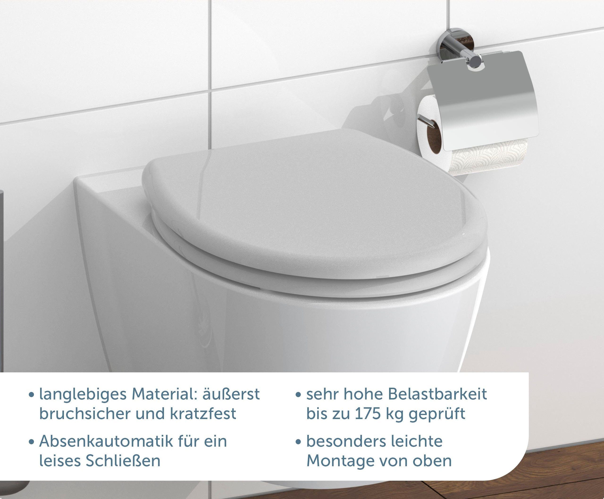 Schütte Toiletzitting met softclosemechanisme en snelsluiting