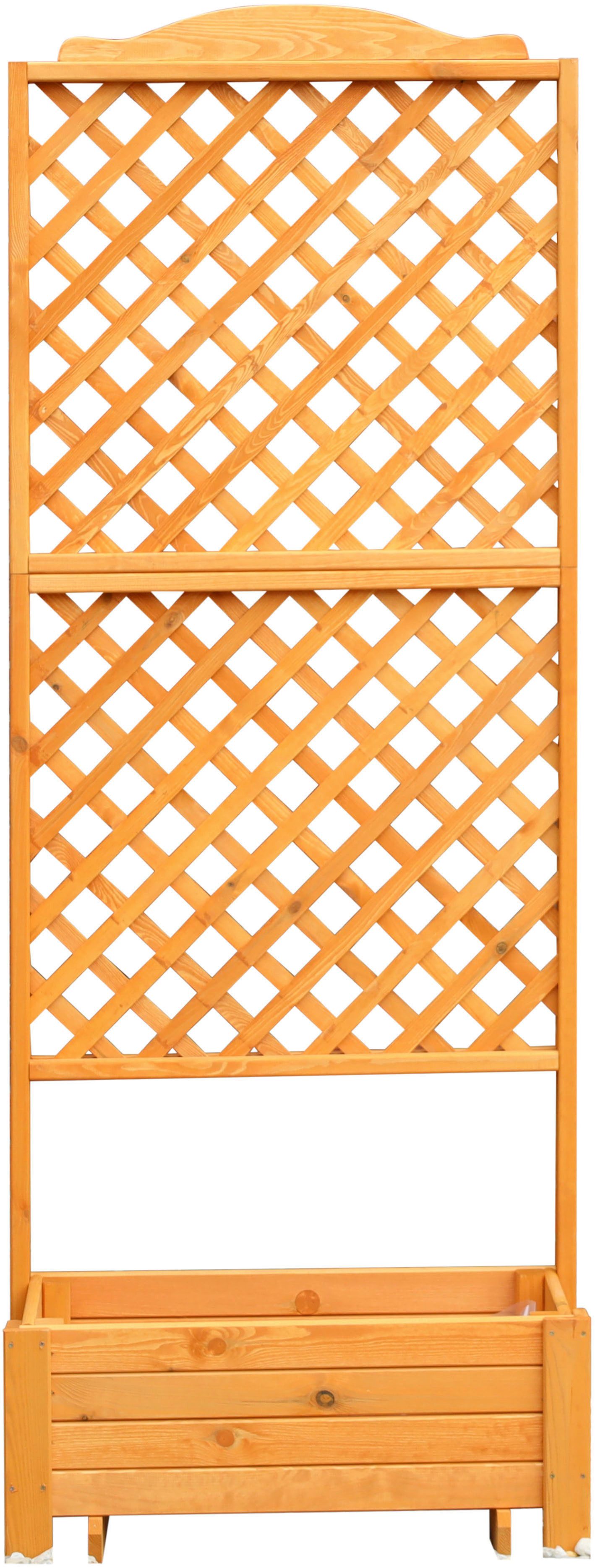promadino Rek Romantica met plantenbak, bxdxh: 80x38x210 cm