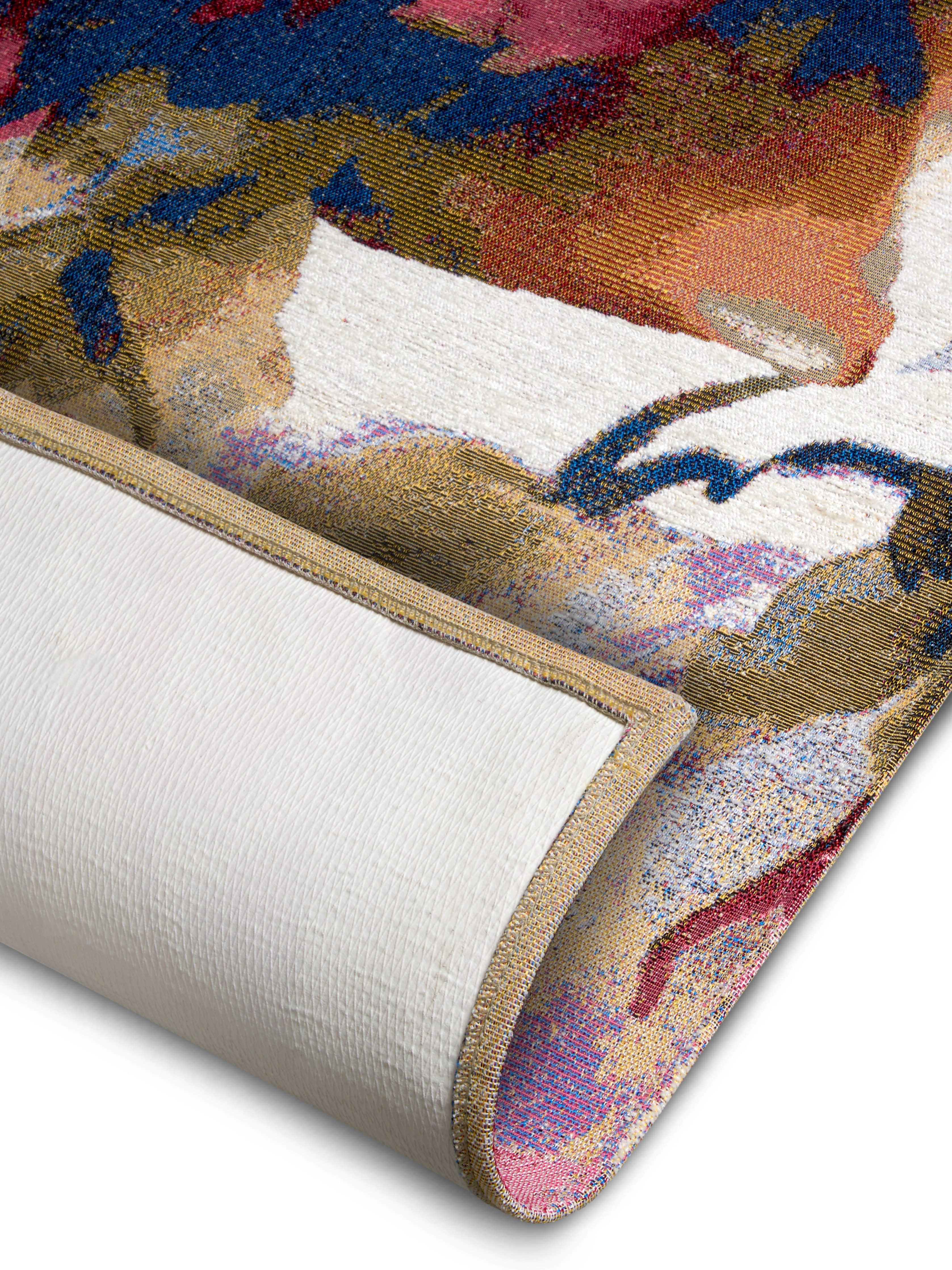 HANSE Home Vloerkleed Atika Bloemig, kortpolig, onderhoudsvriendelijk, antislip, glanzend, woonkamer