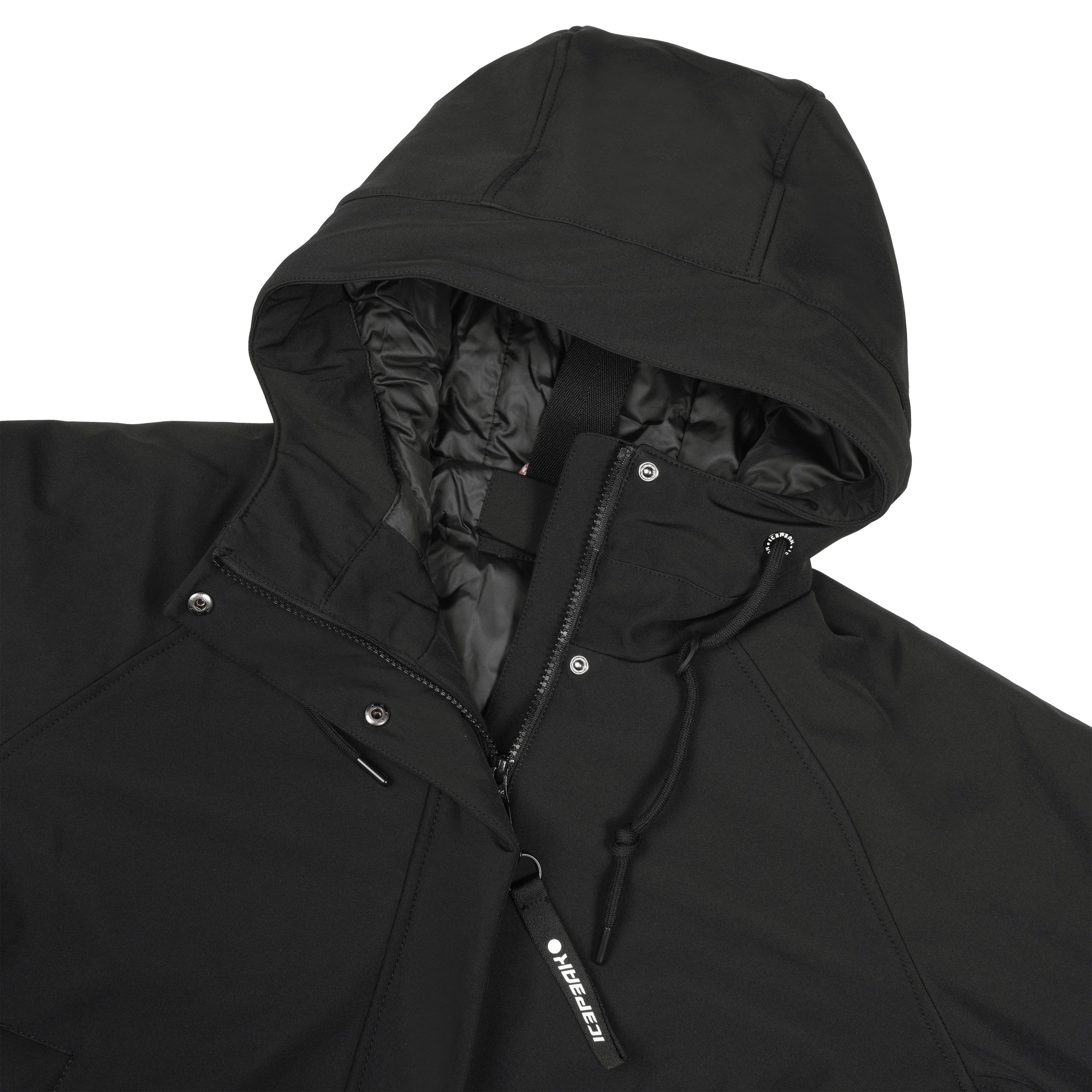 Icepeak Functionele jas D SOFTSHELLMANTEL ADAMAS Hoge zijopeningen met rits