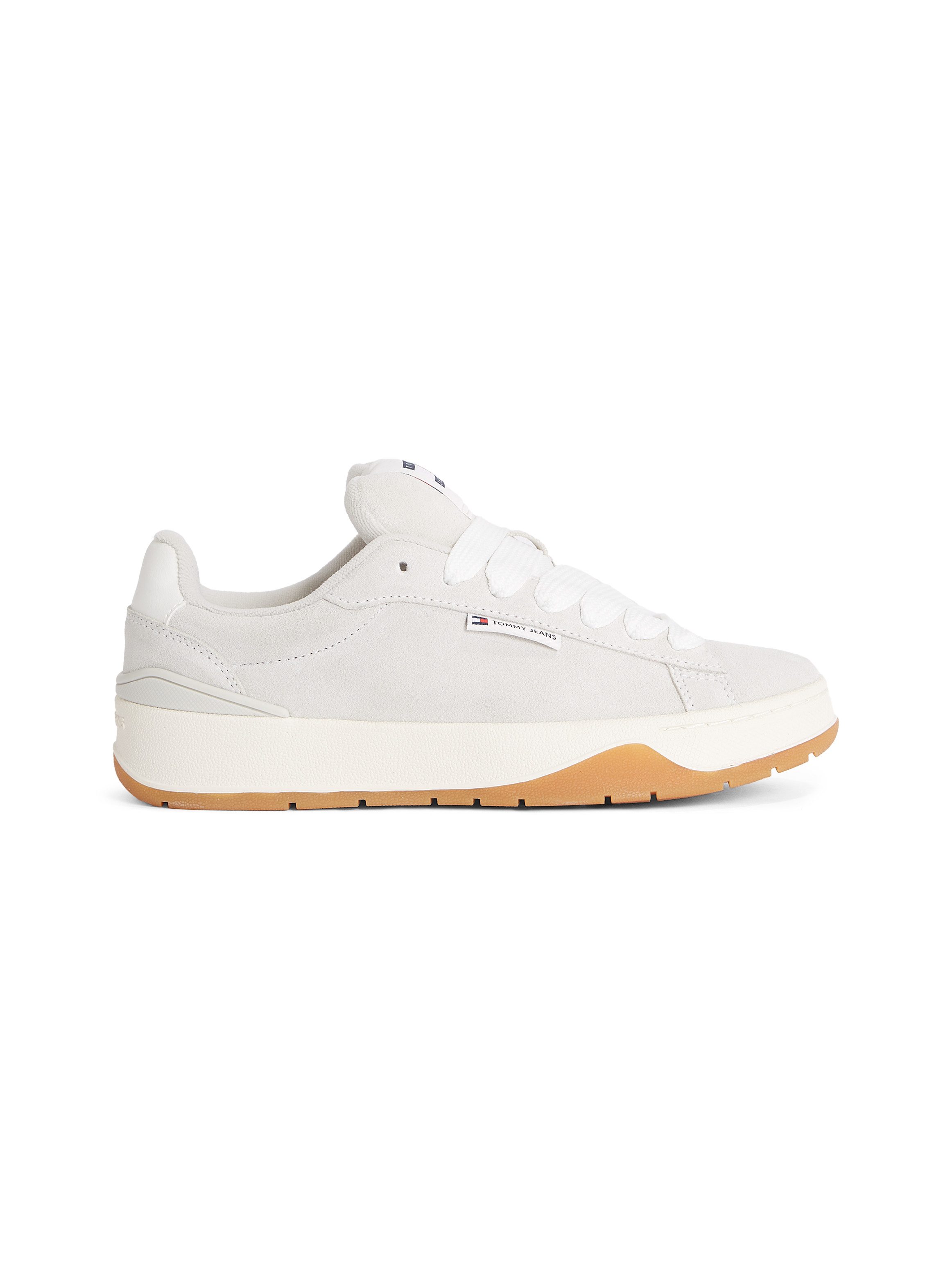 TOMMY JEANS Plateausneakers TJW SKATE SNEAKER , vrijetijdsschoen, halfschoen, veterschoen met gepolsterde schacht
