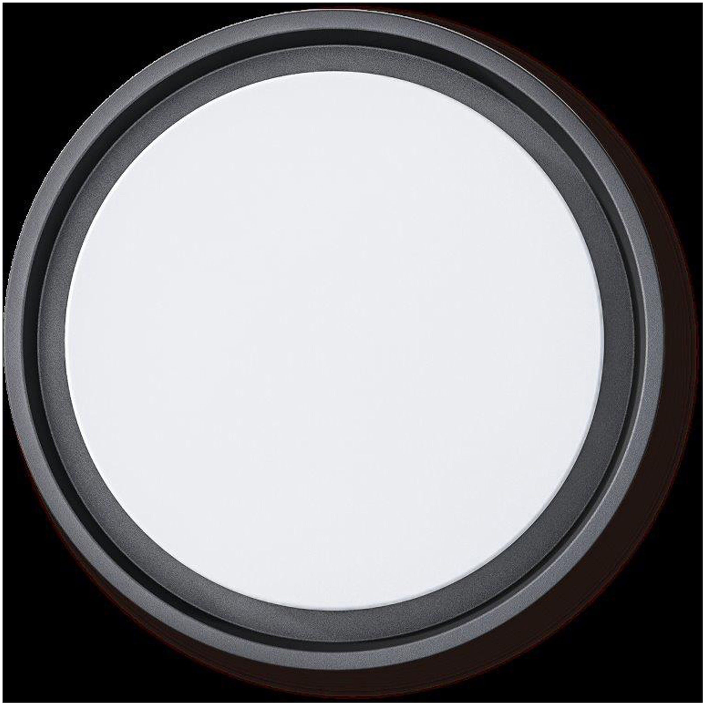 näve Wandlamp voor buiten LED buitenwandlamp IP54 "Mio" d:27cm Stralingshoek: 110°, geschikt voor wand- en plafondmontage (1 stuk)