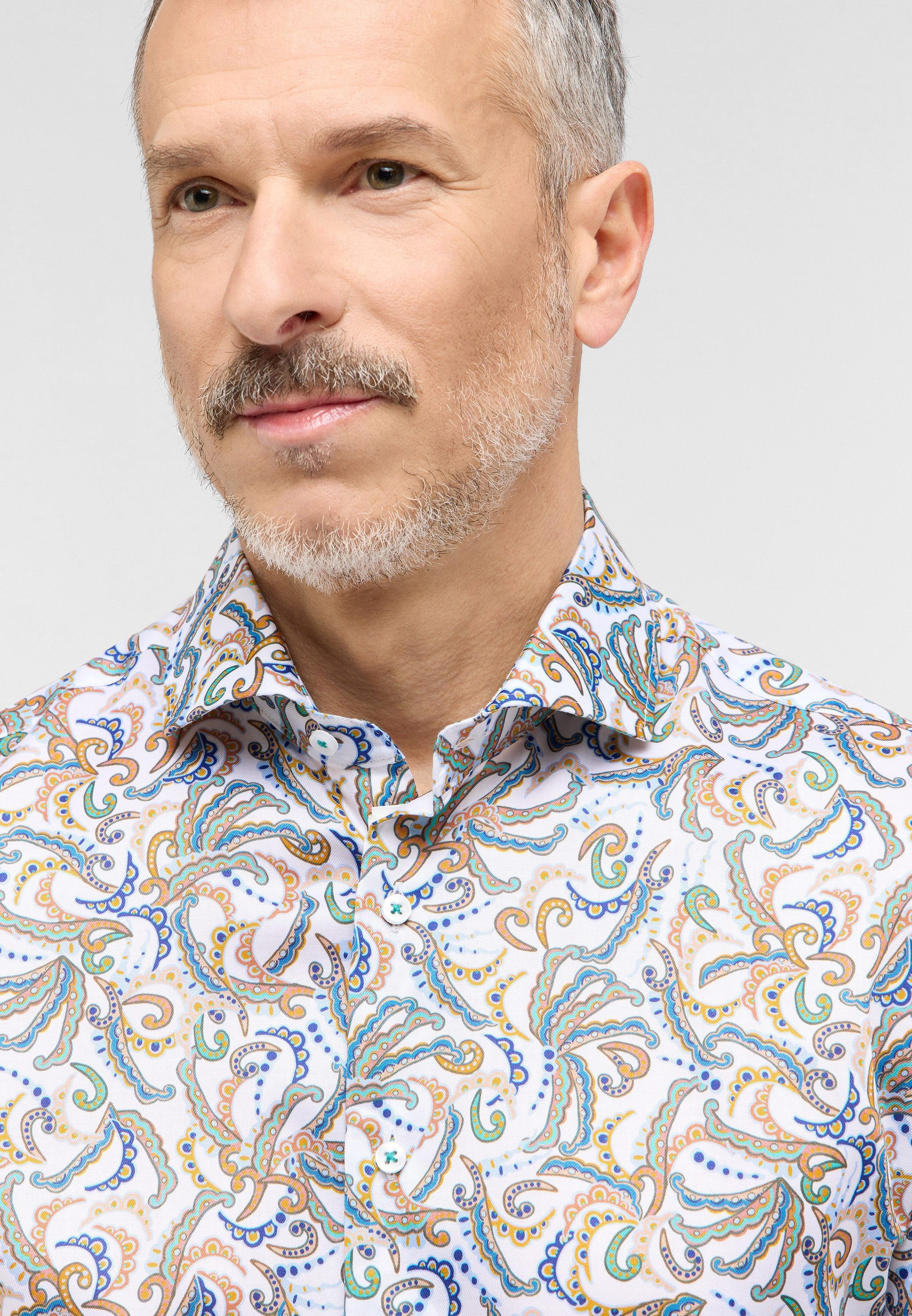 Eterna Overhemd met lange mouwen Slim fit EASY IRON (gemakkelijk te strijken)