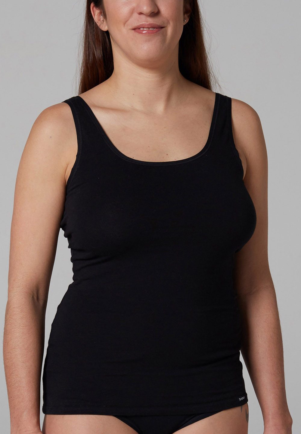 Skiny® Hemd comfortabel, zacht, basic, nauwsluitend, katoenmix (Set van 2)