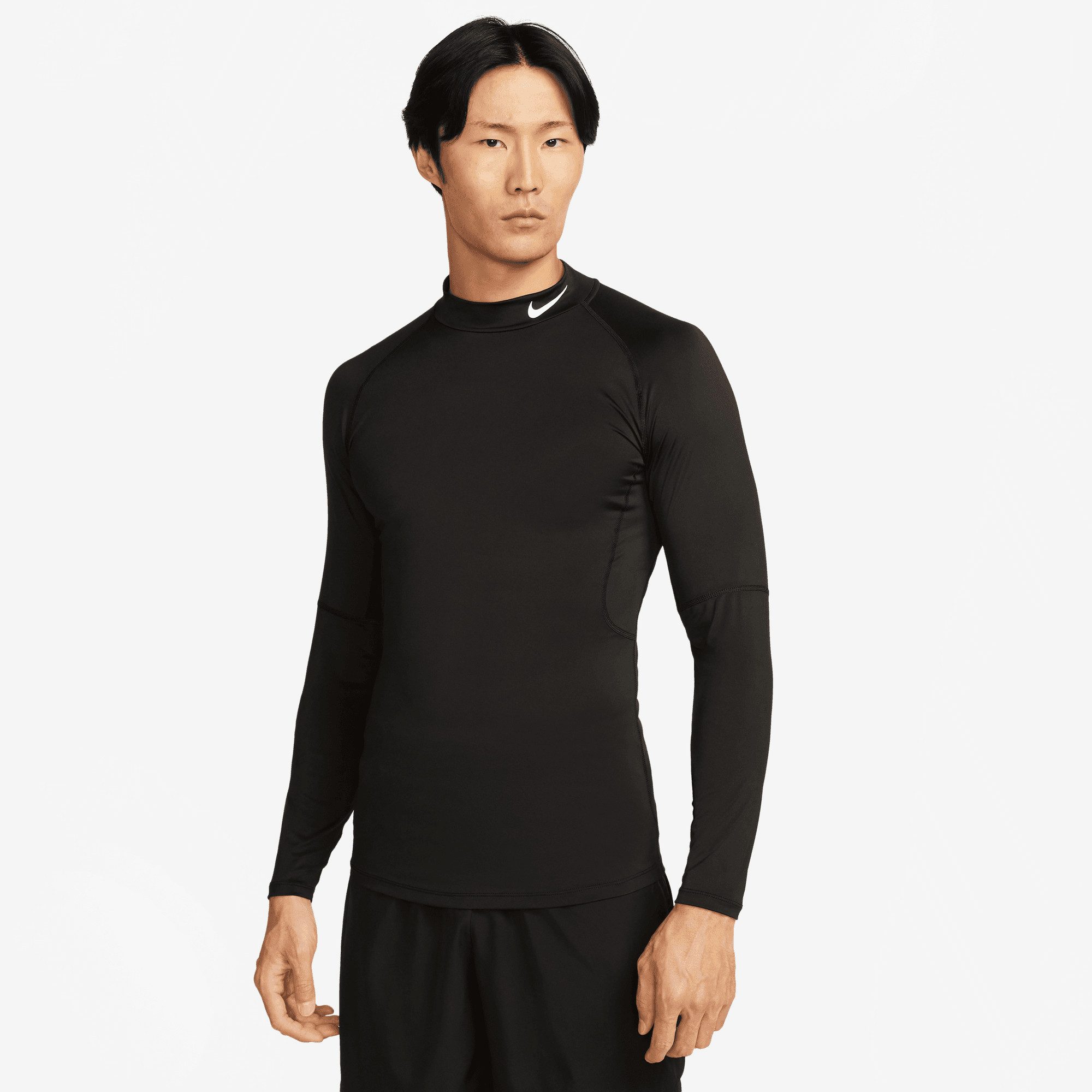 Nike Trainingsshirt PRO DRI-FIT MEN'S LONG-SLEEVE TIGHT-FITTING MOCK-NECK TOP
