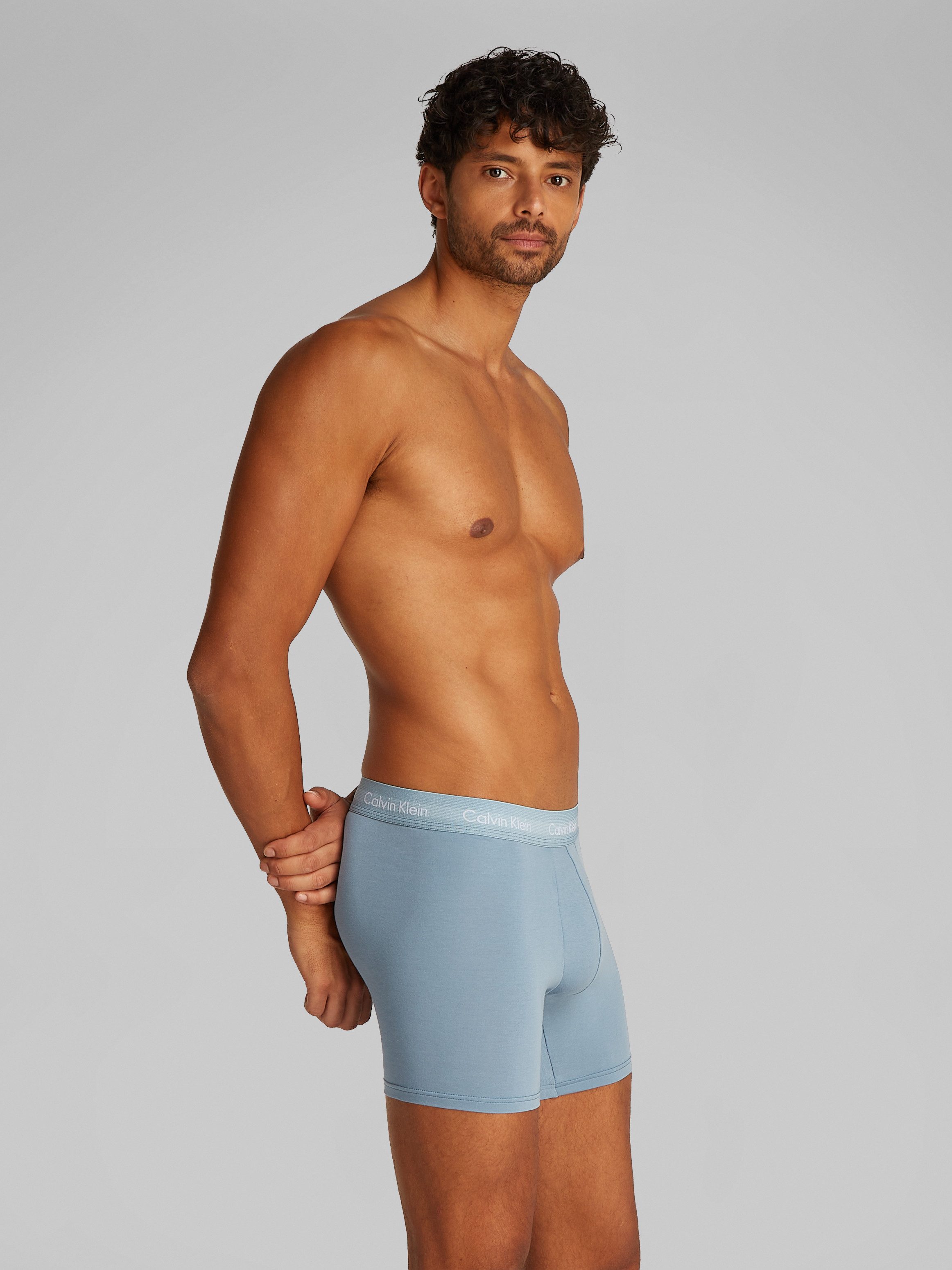 Calvin Klein Boxershort CK lange boxer met langere pijpen (set, 3 stuks)