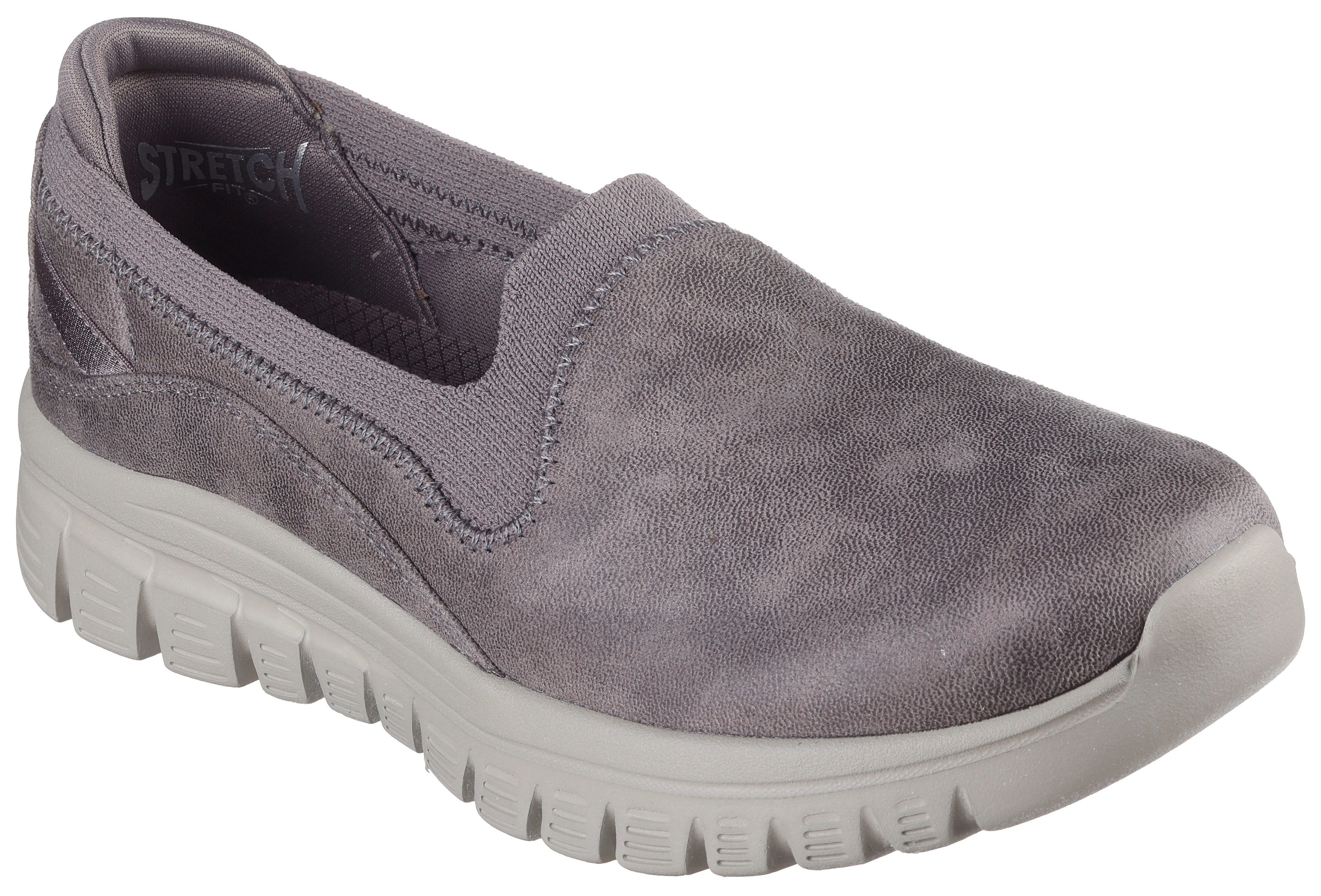 Skechers Slip-on sneakers GRACEFUL Slipper vrijetijdsschoen lage schoen in vegan uitvoering