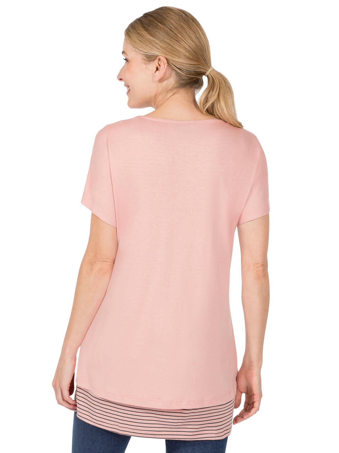 Casual Looks 2-in-1-shirt Shirt + top (1-delig)