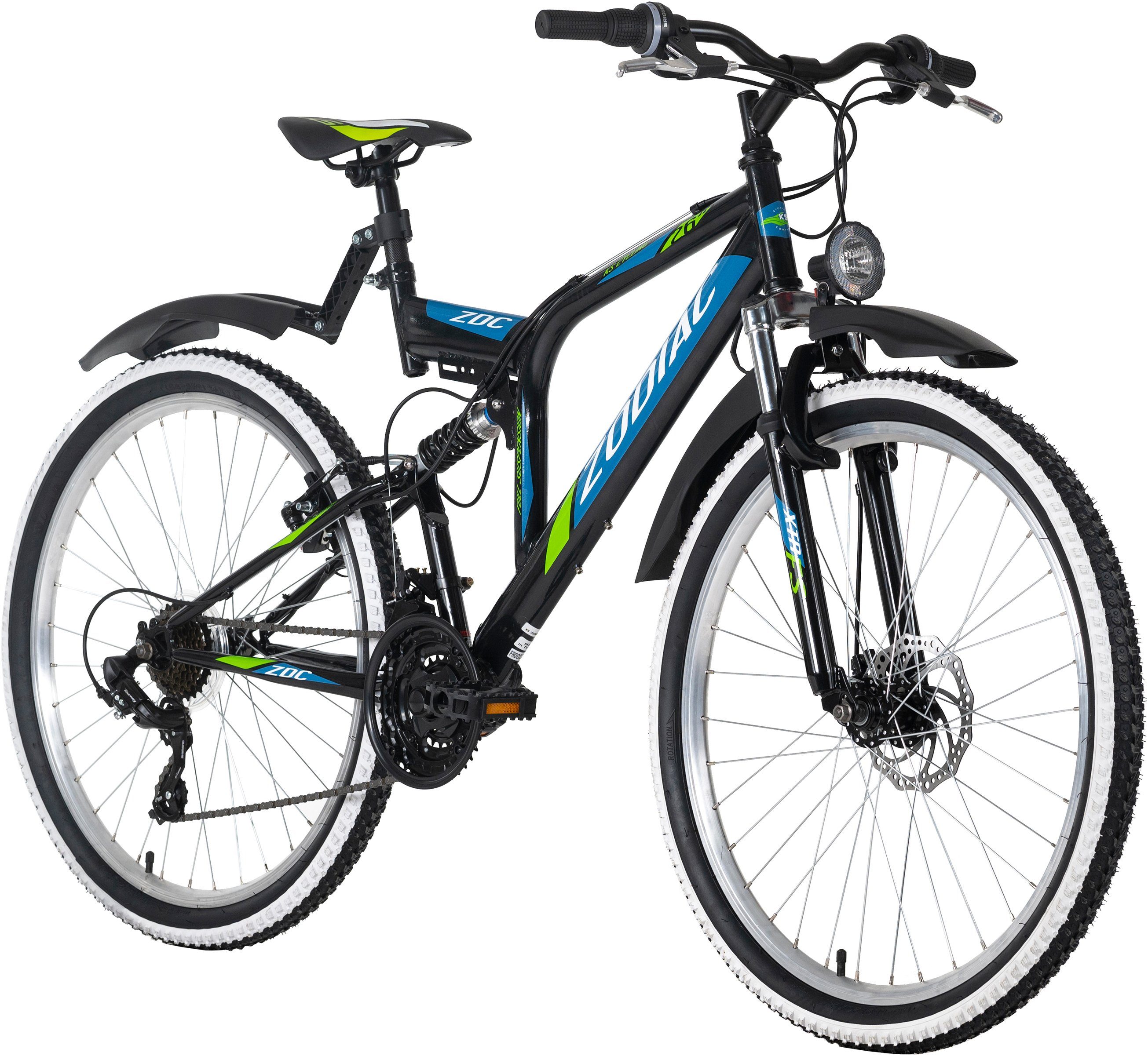 KS Cycling Mountainbike Zodiac voor dames en heren, kettingversnelling