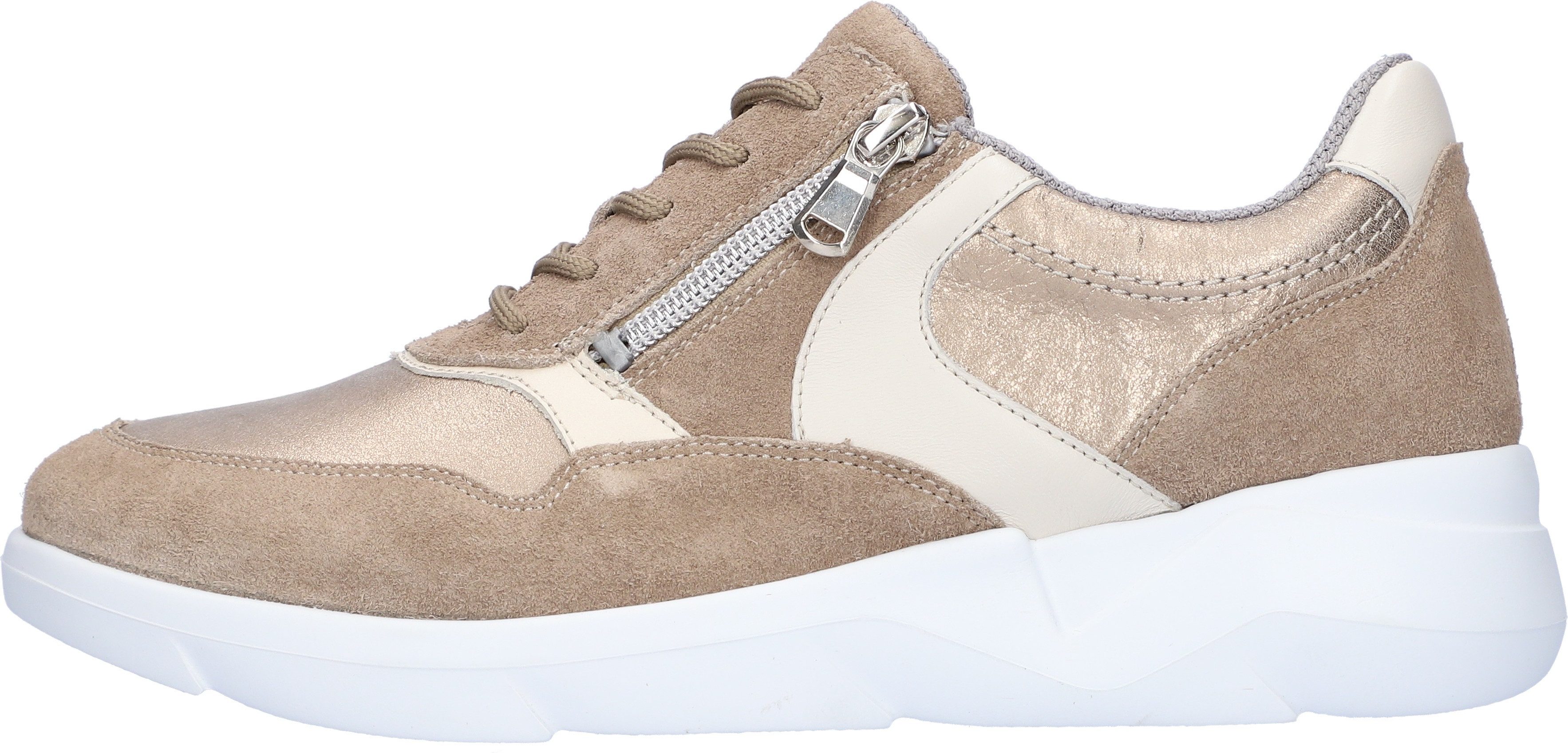 Waldläufer Sneakers met sleehak K-FUNKY , veterschoenen, lage schoen, comfort schoen, rits, k-breedte