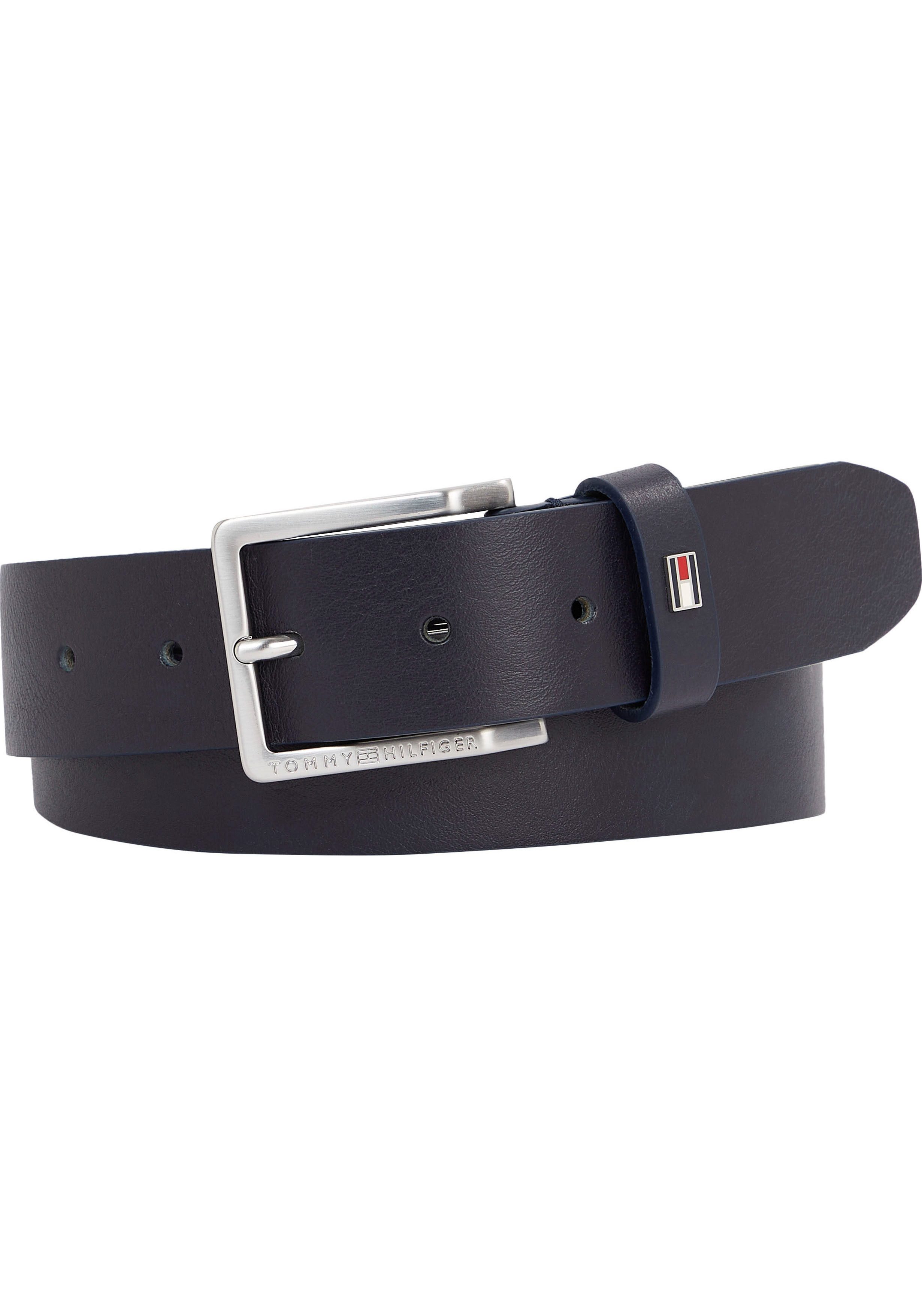 Tommy Hilfiger Leren riem Oliver Extended 3 5 cm met klassieke metalen gesp