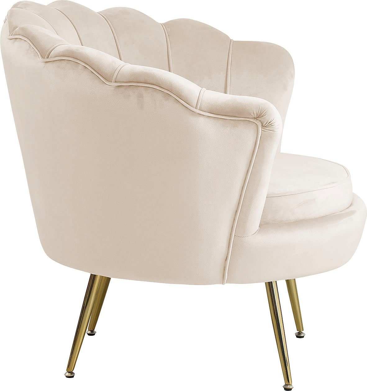 SalesFever Loungestoel Clam opvallend schelpdesign