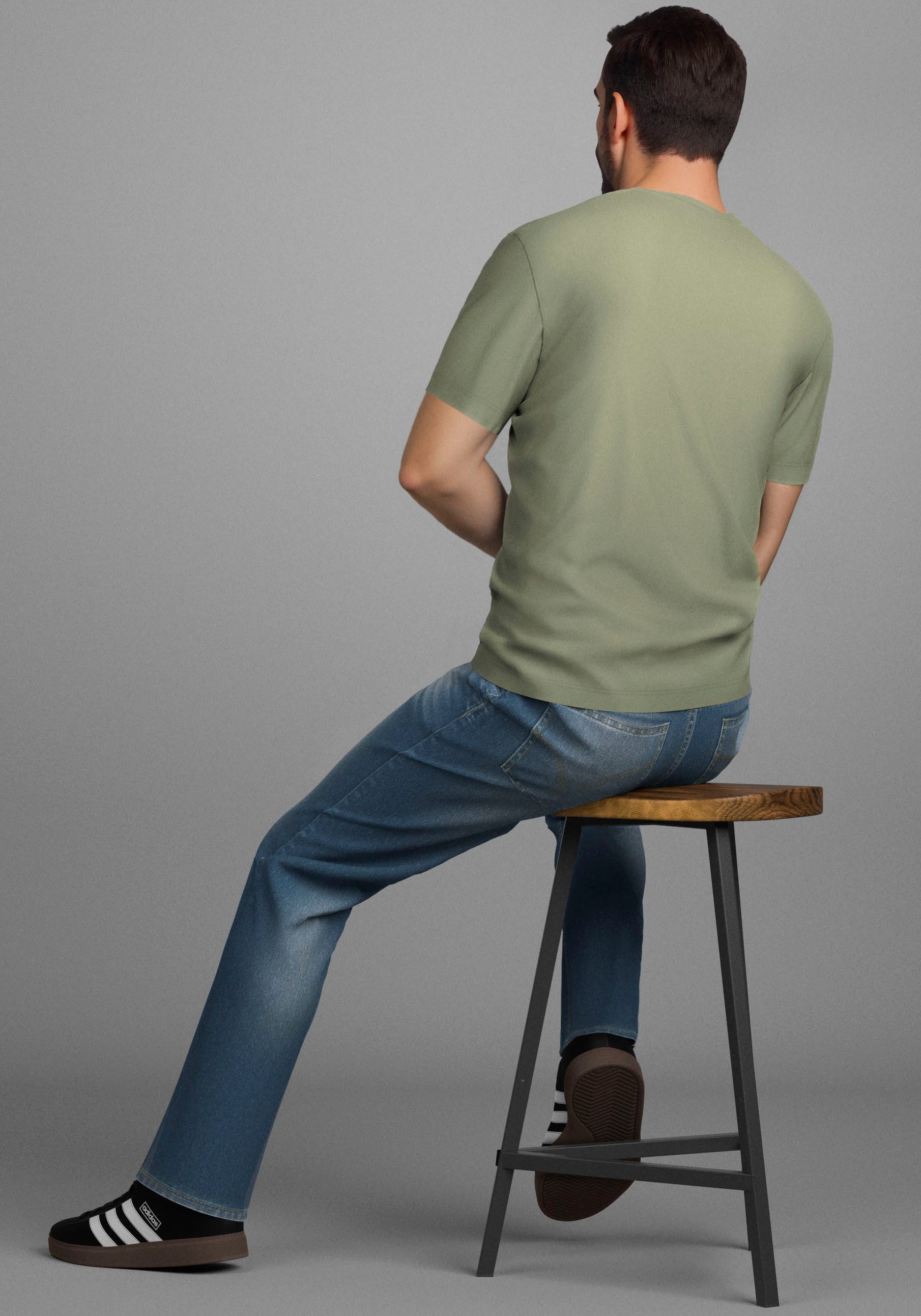 Man's World Shirt met ronde hals Nieuwe collectie!
