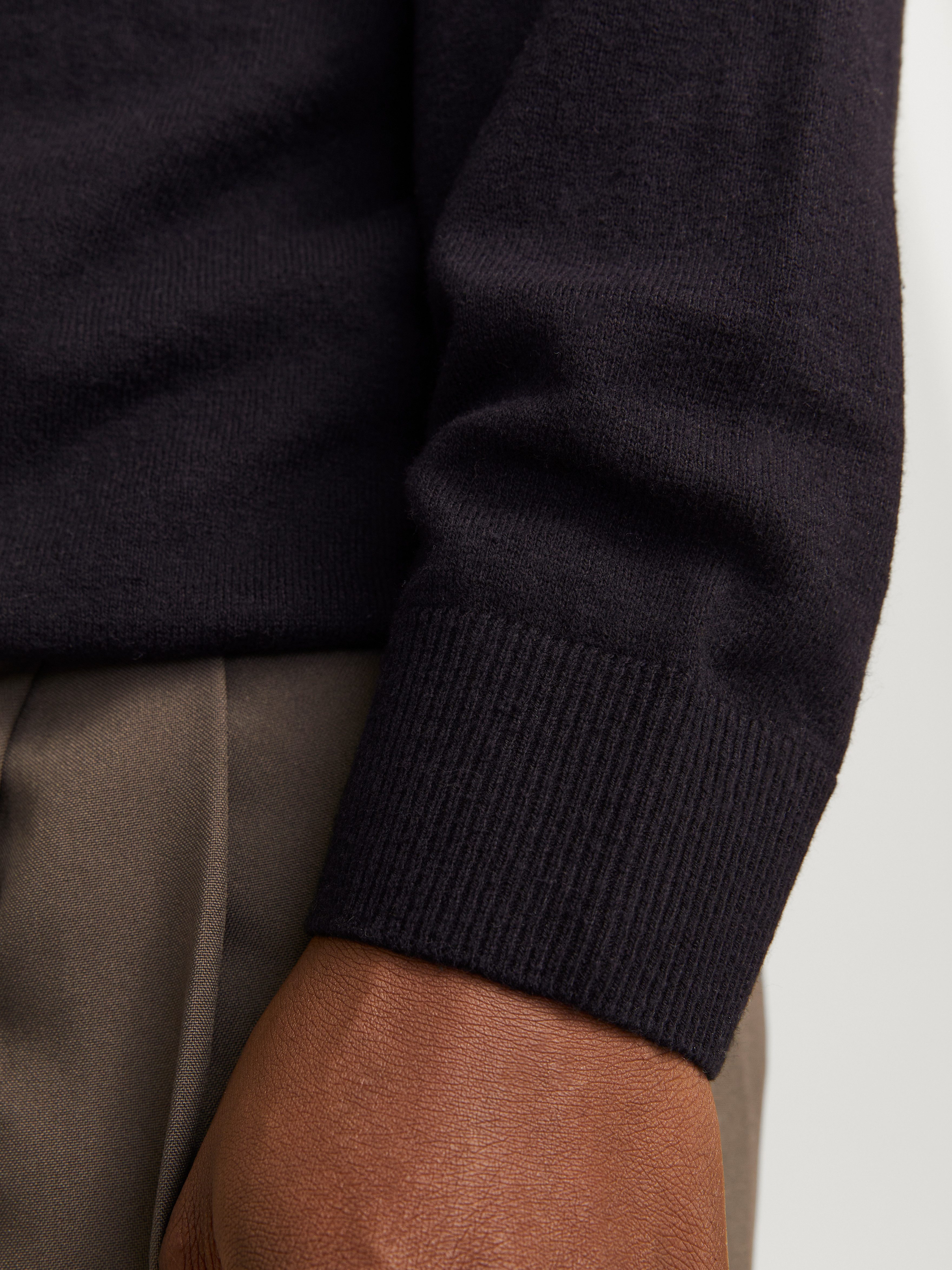 Jack & Jones Trui met polokraag JJEEMIL KNIT POLO HALF ZIP LS NOOS
