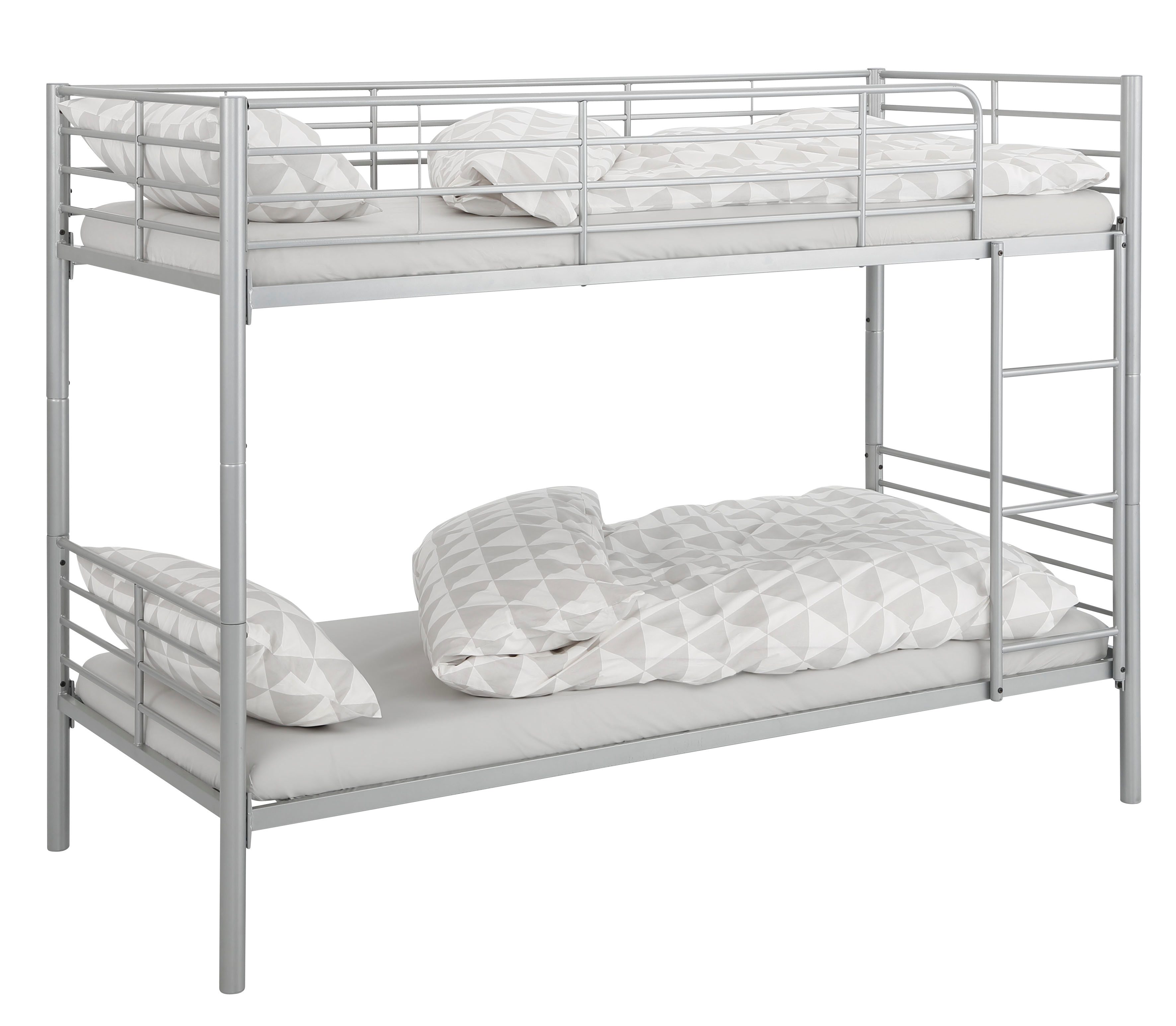 Lüttenhütt Stapelbed Hayo, draagvermogen 250 KG! Metalen bed, stapelbed perfect voor kleine ruimtes, meerdere kleuren(b/d/h) ca. 208/97/160 cm