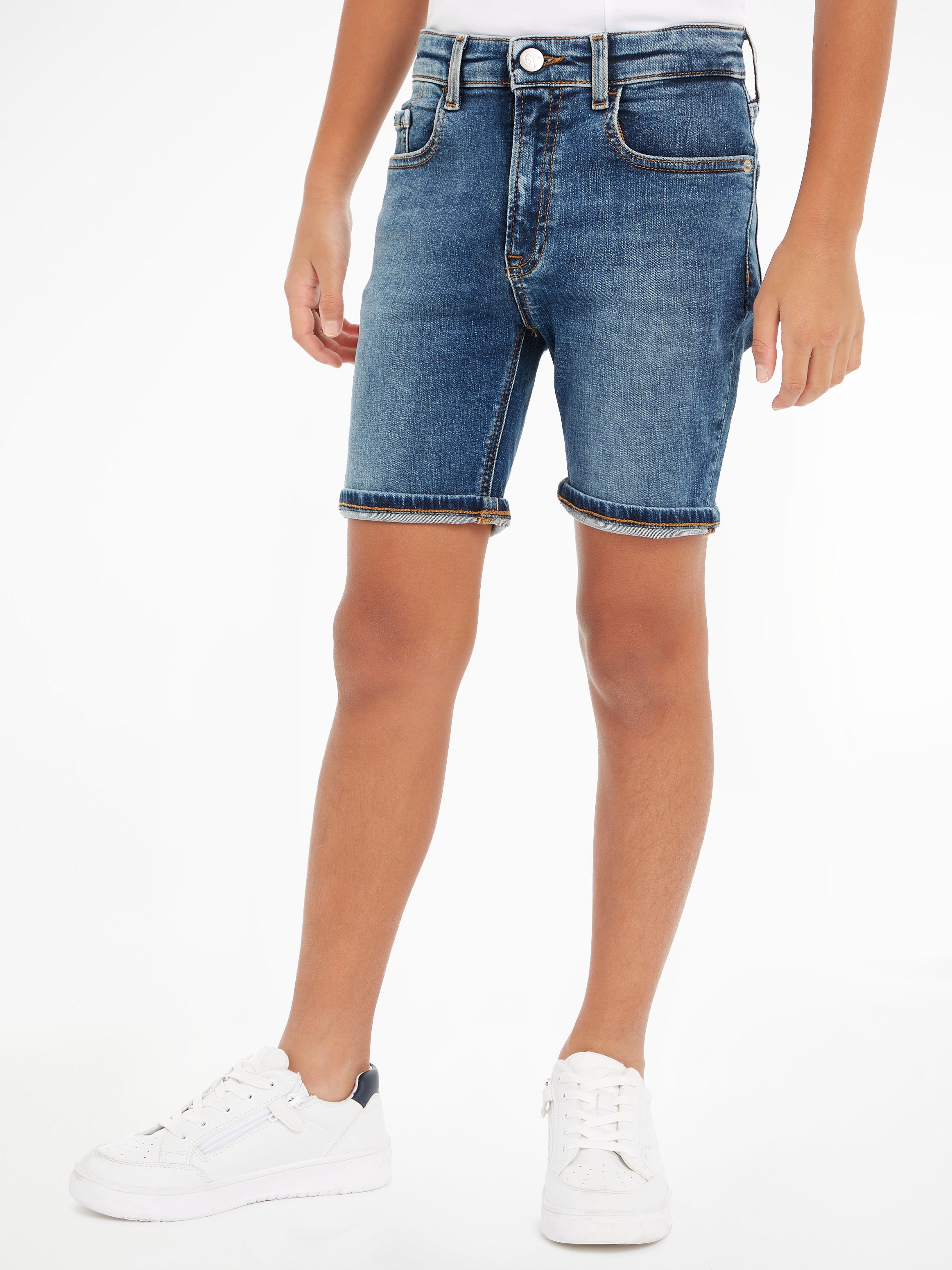 Calvin Klein Jeans Korte regular fit jeans in 5-pocketmodel