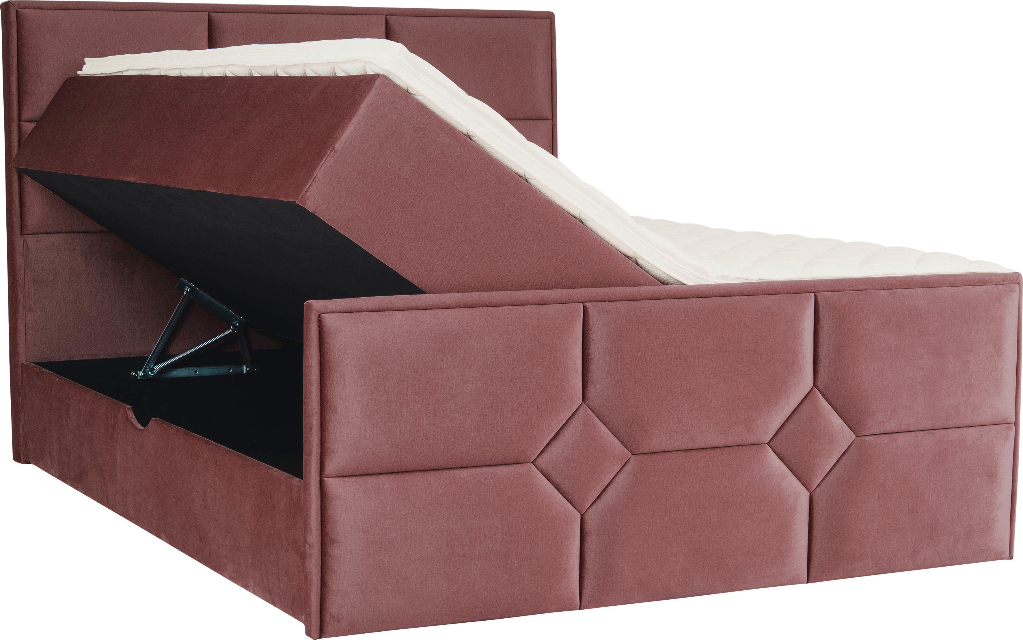 Leonique Boxspring Ambre met pocketveringsmatras