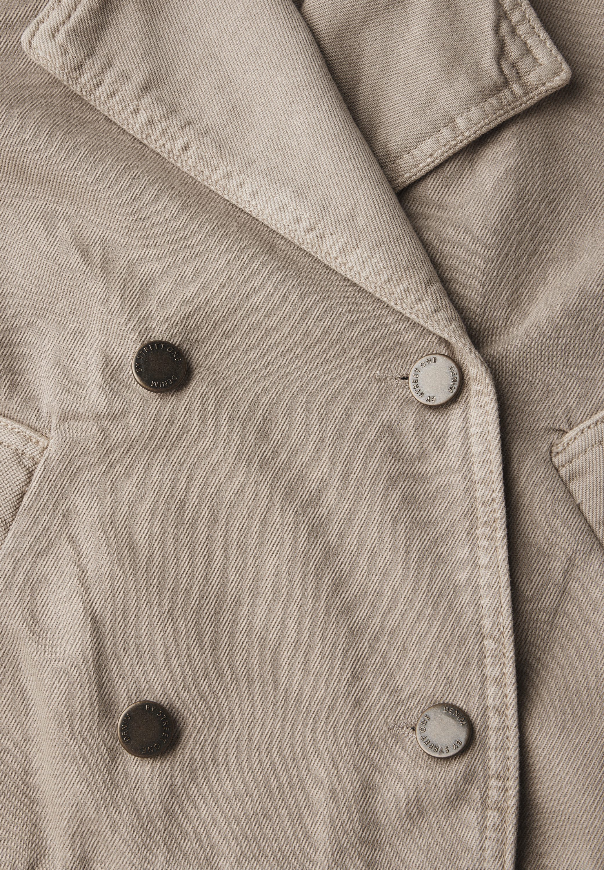 STREET ONE Kort jack in trench-look, jeansjack-stijl