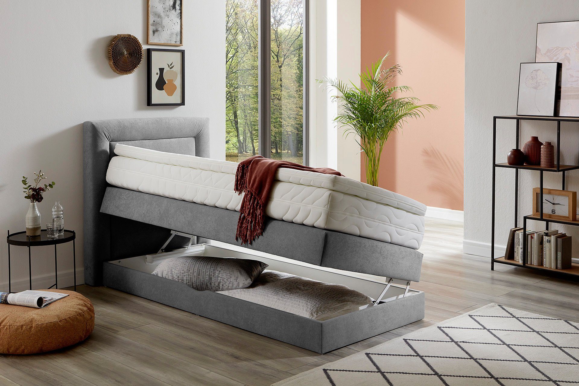 Westfalia Polsterbetten Boxspring naar keuze met bedkist en topmatras
