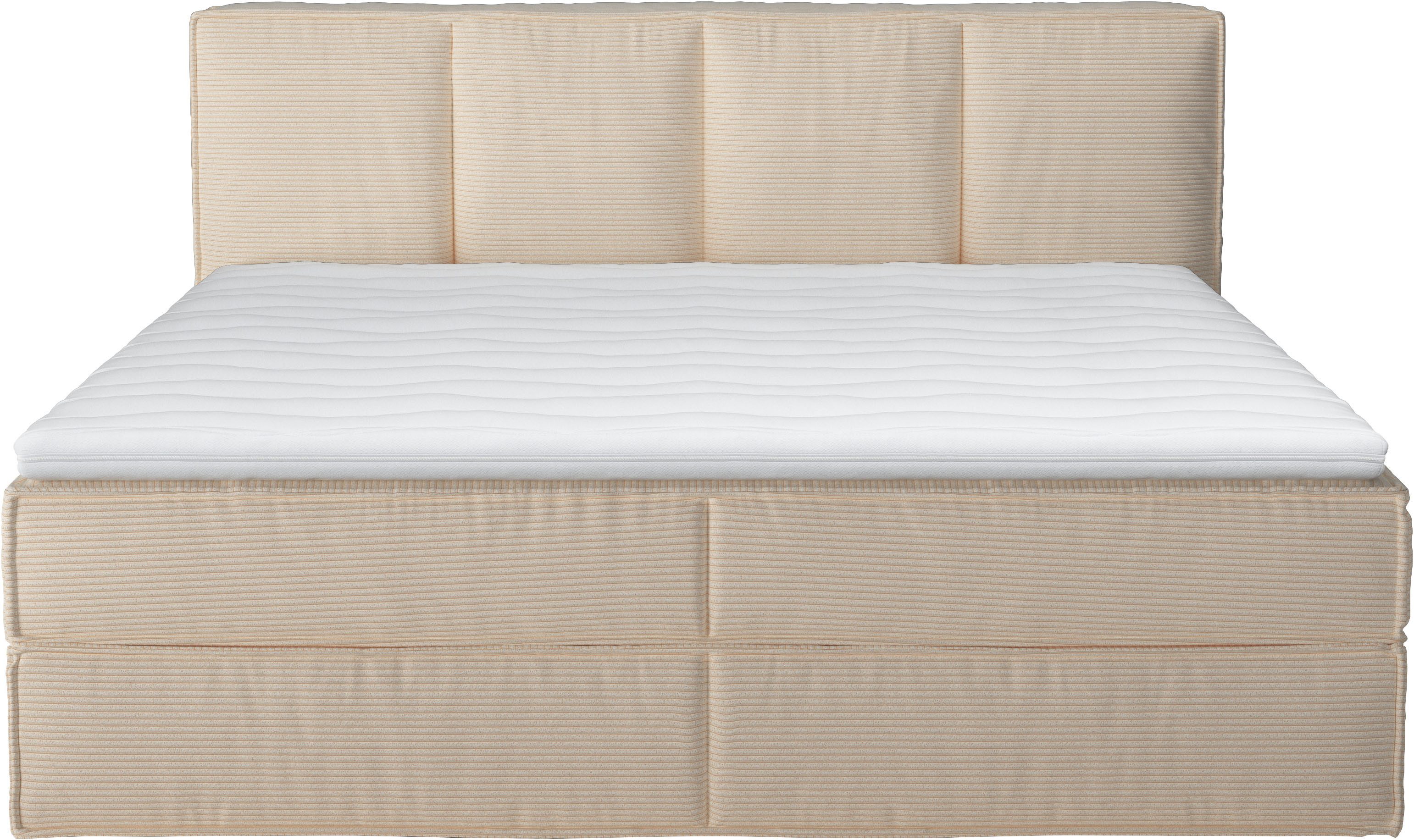 Home affaire Boxspring Sacy Boxbed incl. topmatras, 2 matrassen, hardheden H2, H3 en H4 naar keuze
