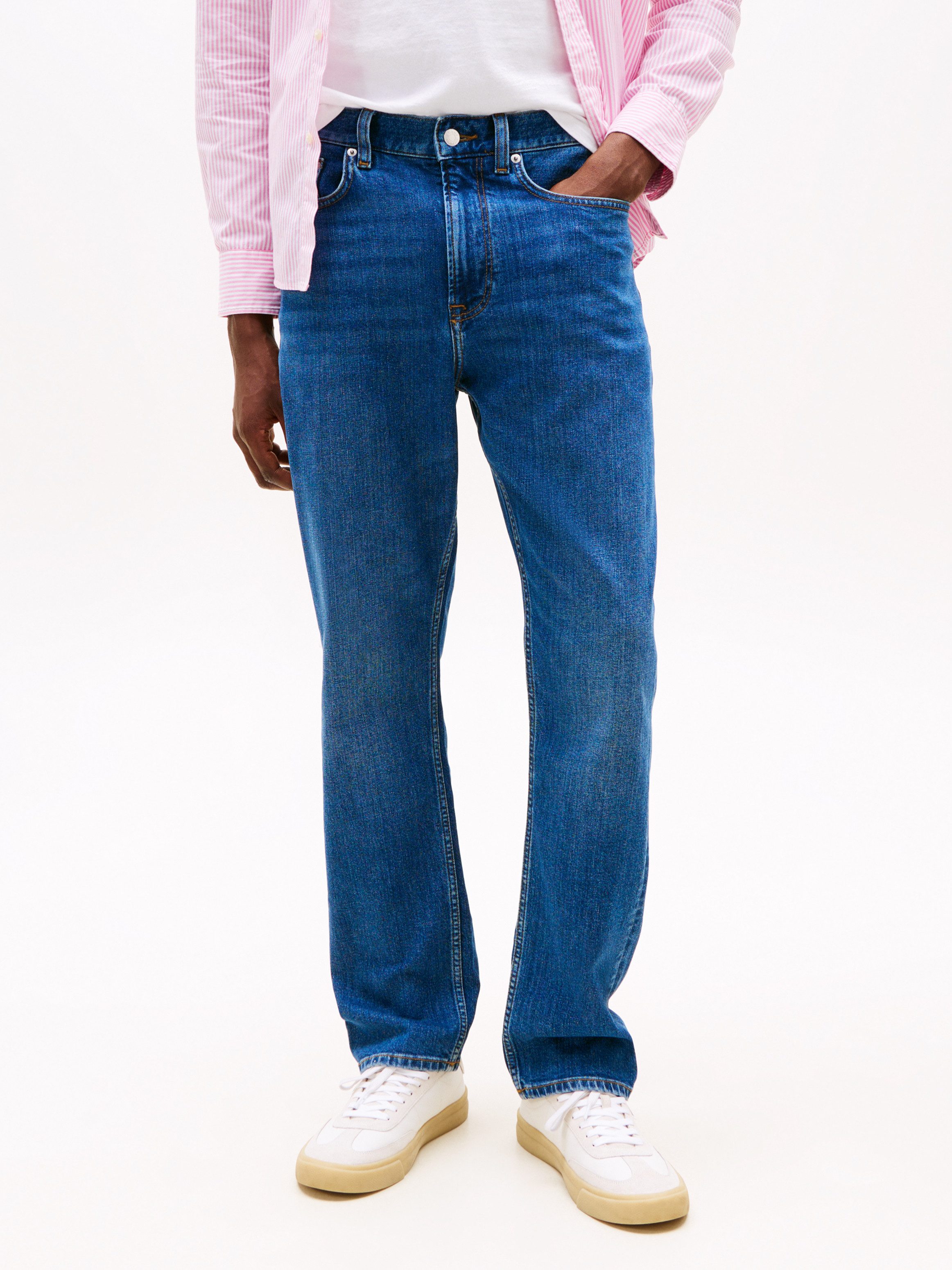Tommy Hilfiger Straight jeans in blauwe wassing