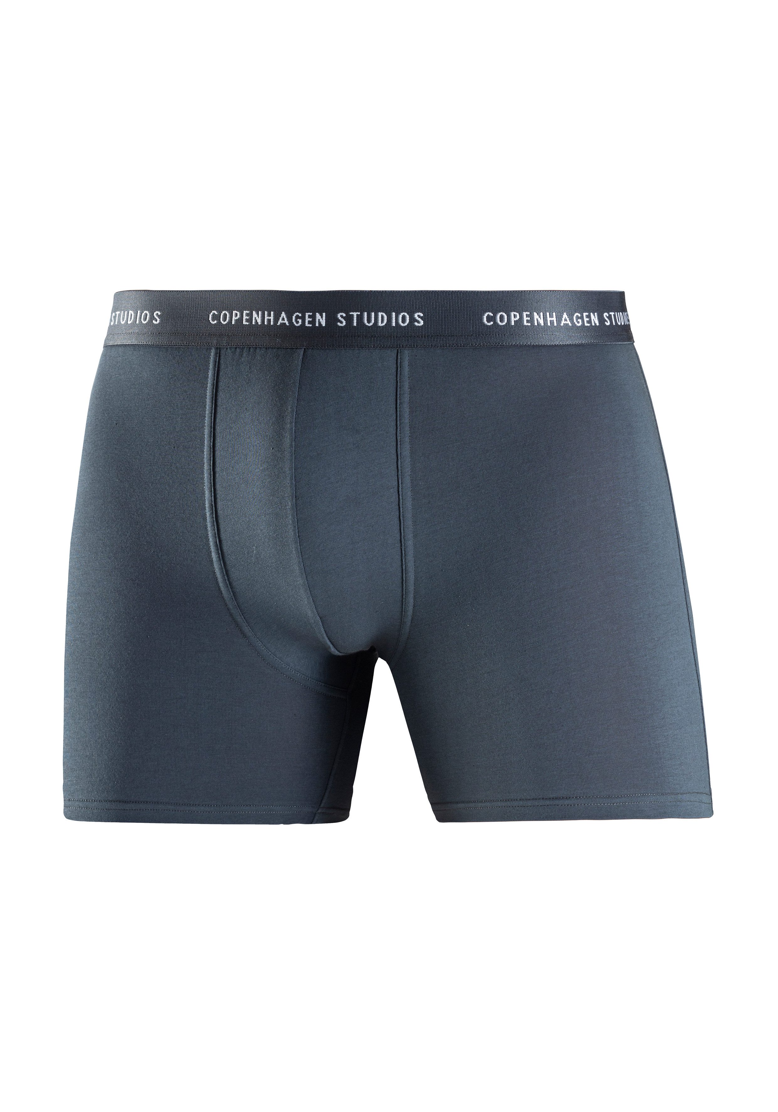 Copenhagen Studios Lange boxershort Boxershorts voor heren met langere pijpen en logo-tailleband (3 stuks)