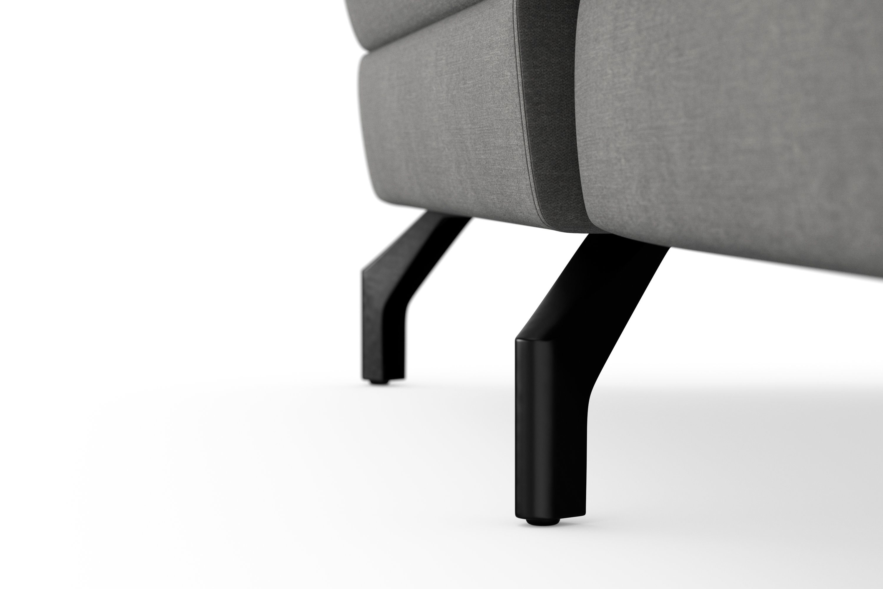 sit&more Zithoek Cinturo U-vorm inclusief zitdiepteverstelling en binnenvering, zithoogte 45 cm