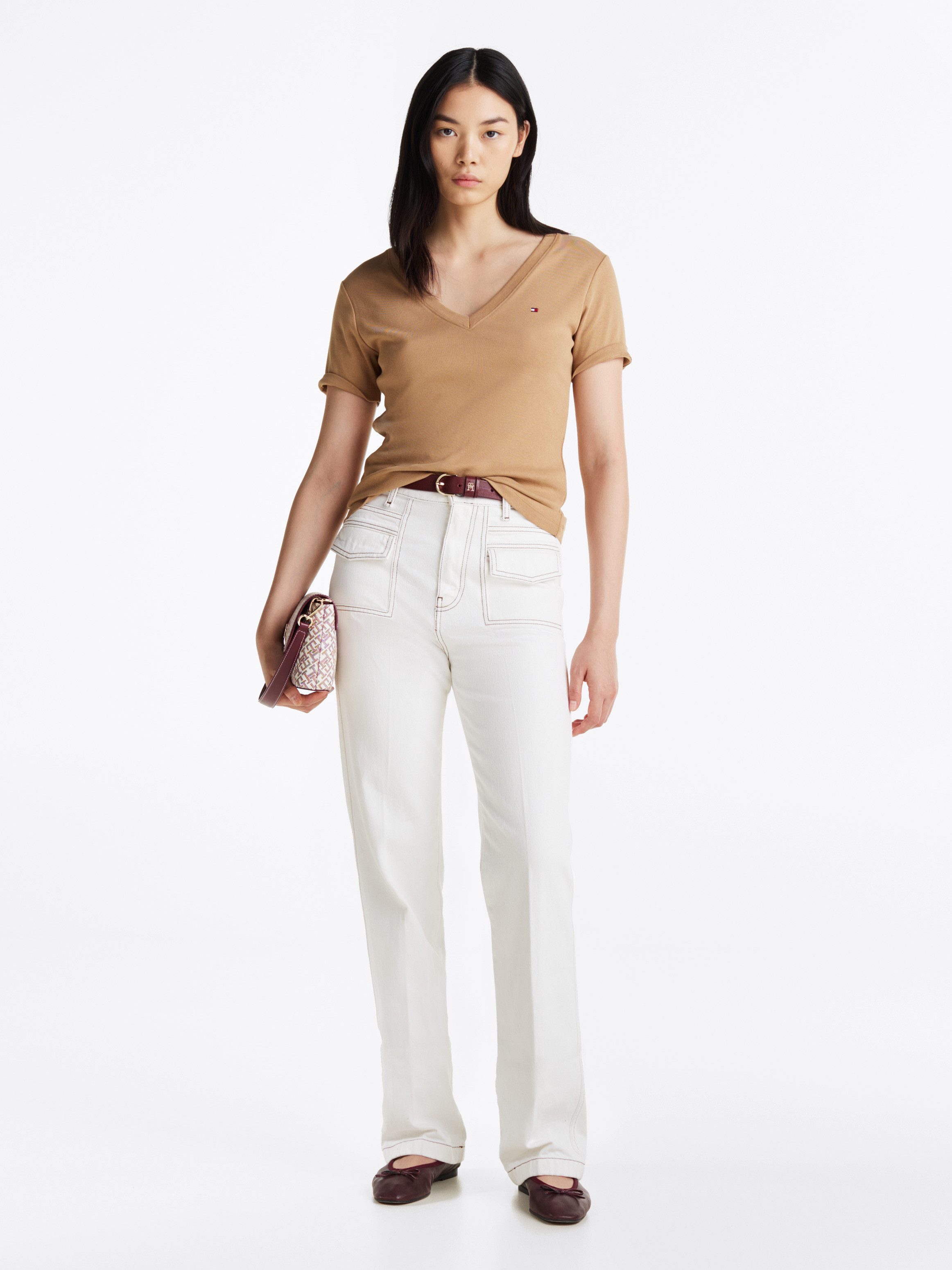 Tommy Hilfiger T-shirt met geborduurd logo