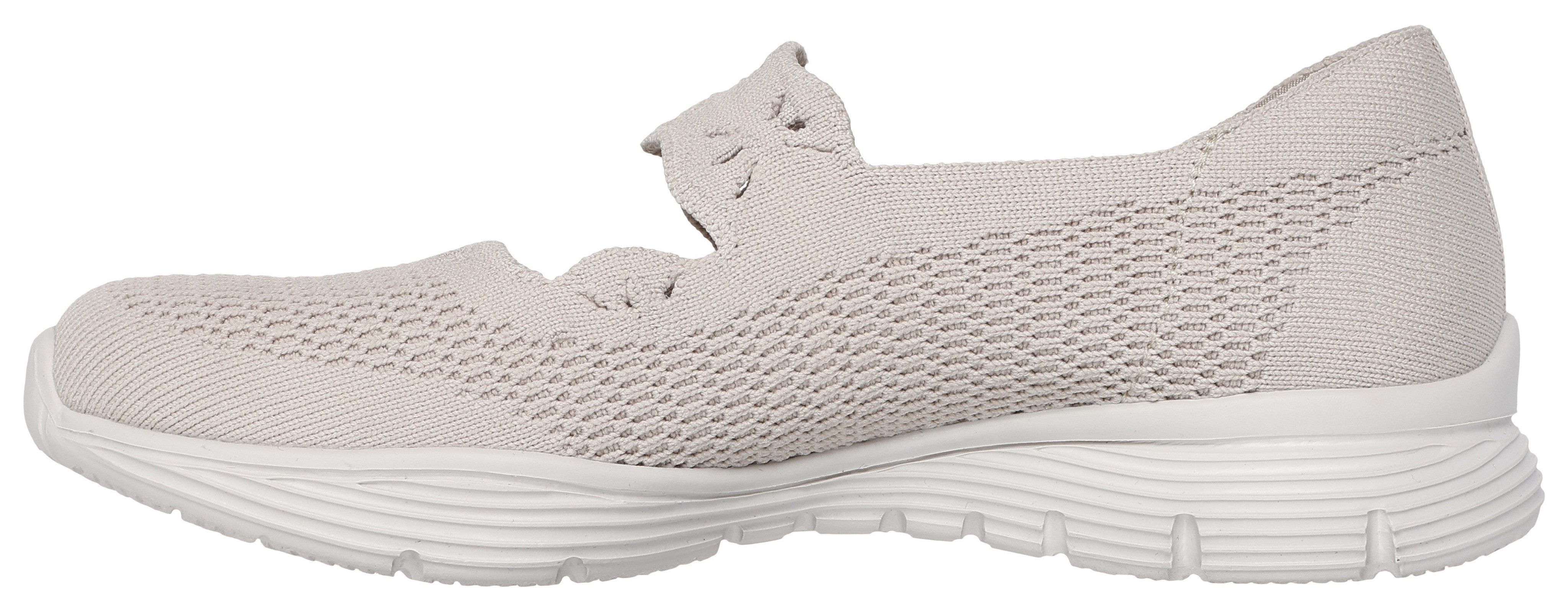 Skechers Slip-on sneakers SEAGER-CUTE N' COY , mary-jane, klittenbandschoen met memory foam