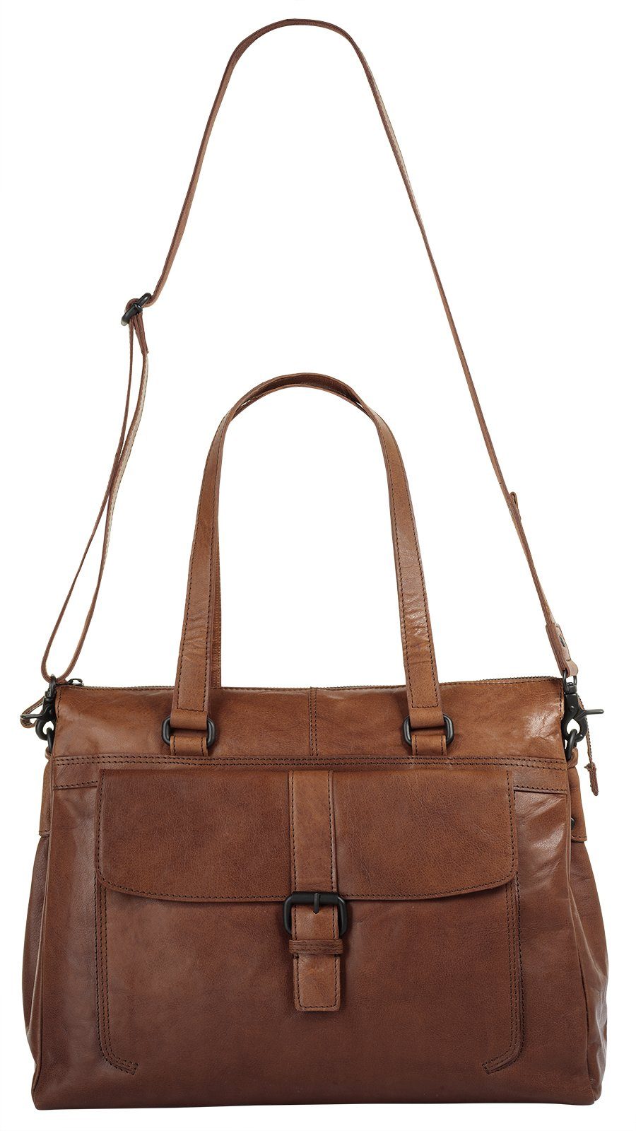 Spikes & Sparrow Shopper echt leder