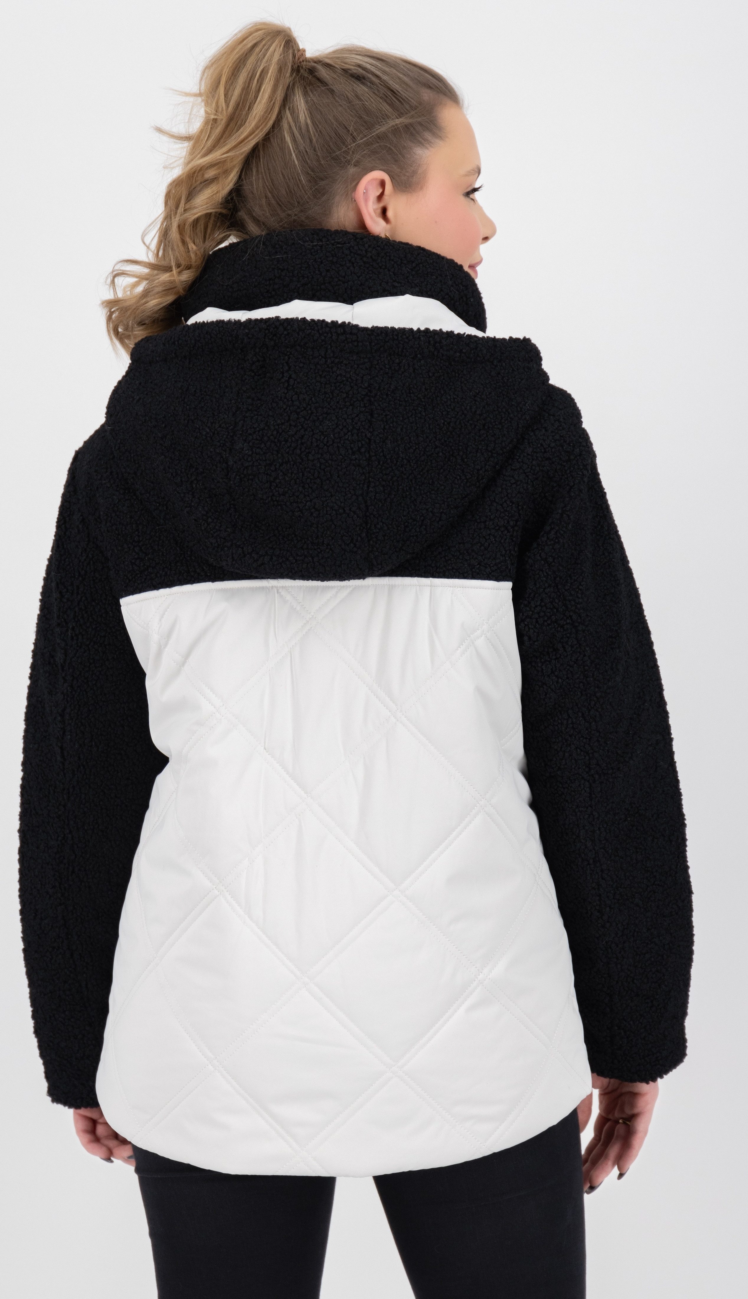 LPO Gewatteerde jas XAVIA WMN hoge kraag met sherpa-fleece