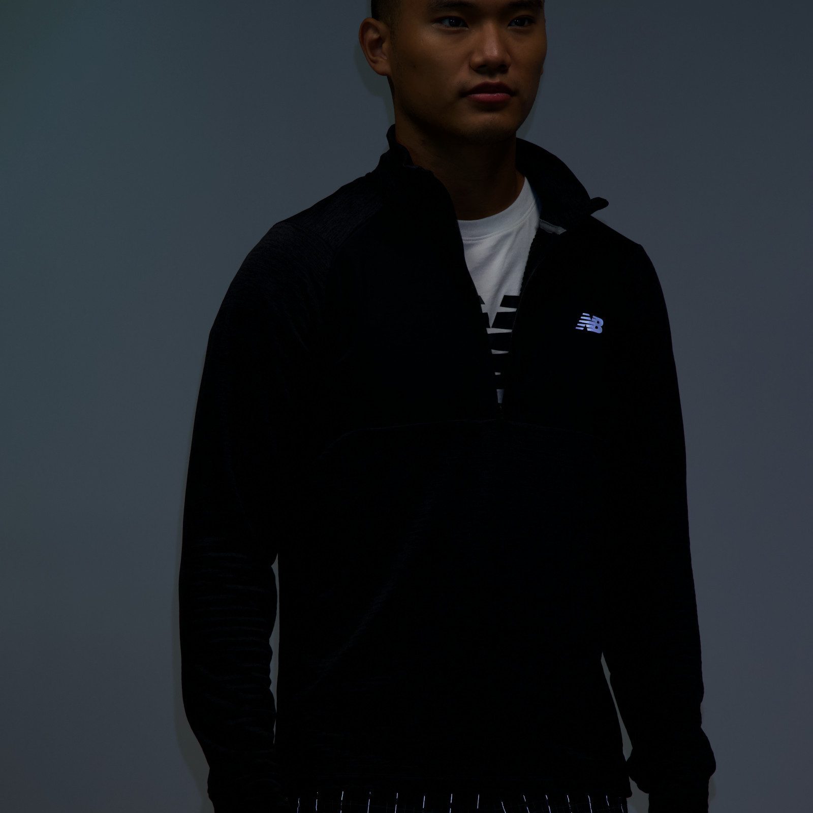 New Balance Functioneel shirt Athletics Heat Grid 1/2 Zip