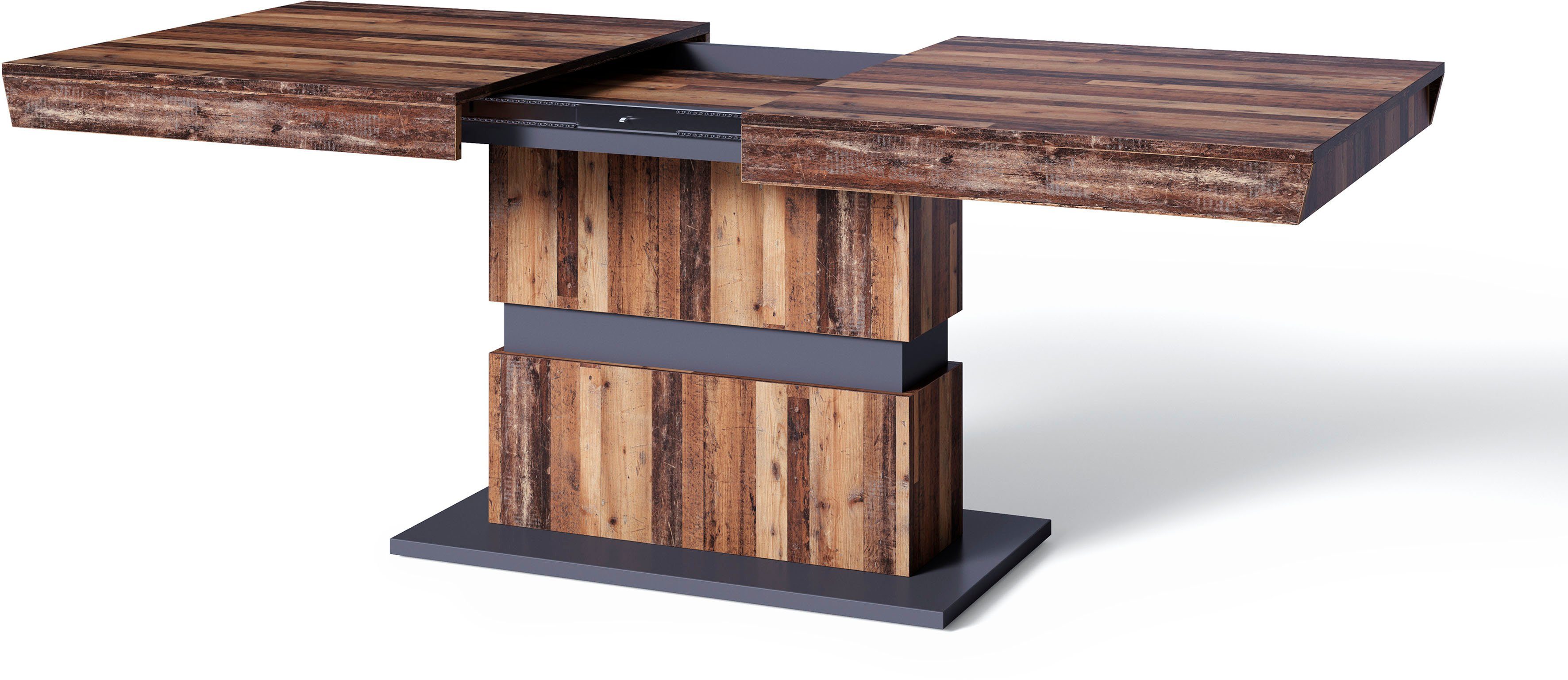 byLIVING Eettafel Matthew met uittrekfunctie, breedte 140-195 cm of 160-215 cm